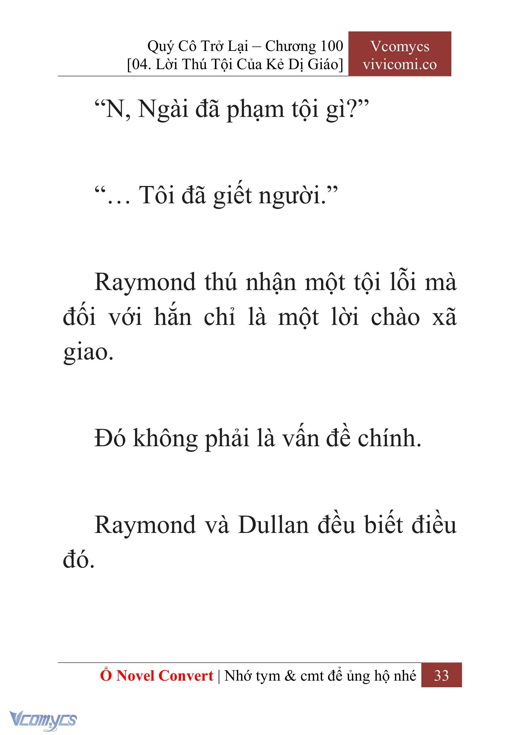 [Novel] Quý Cô Trở Lại Chapter  100 - 35