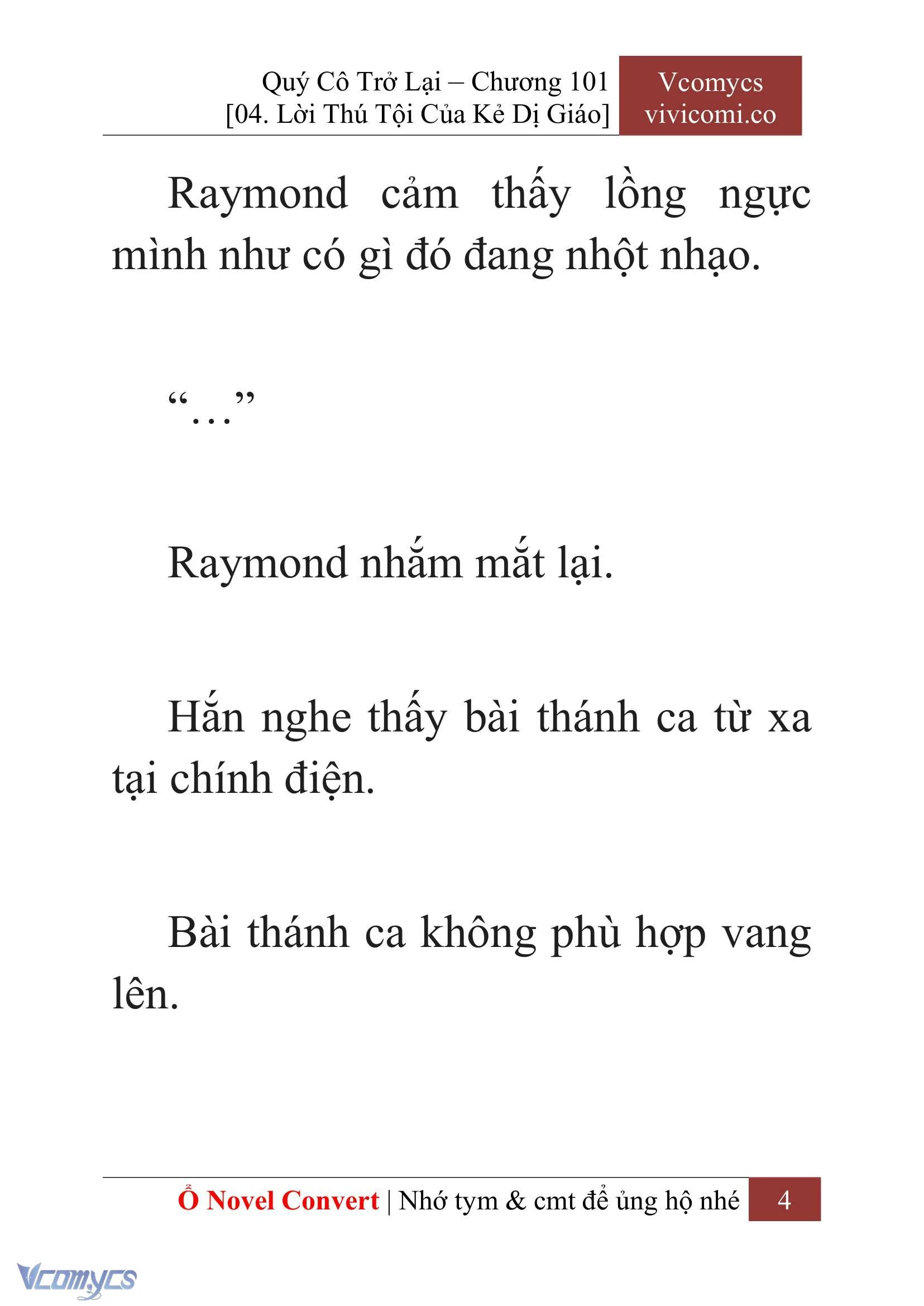 [Novel] Quý Cô Trở Lại Chapter  101 - 6