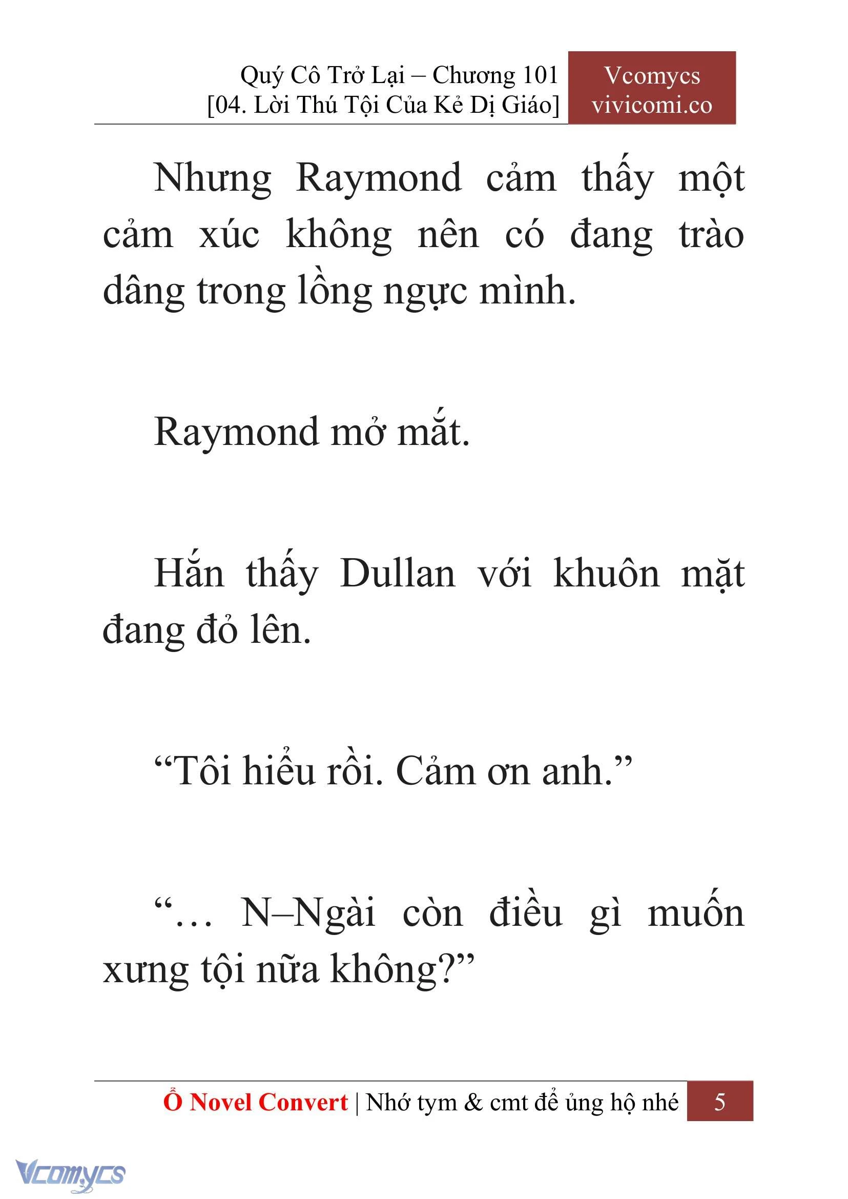 [Novel] Quý Cô Trở Lại Chapter  101 - 7