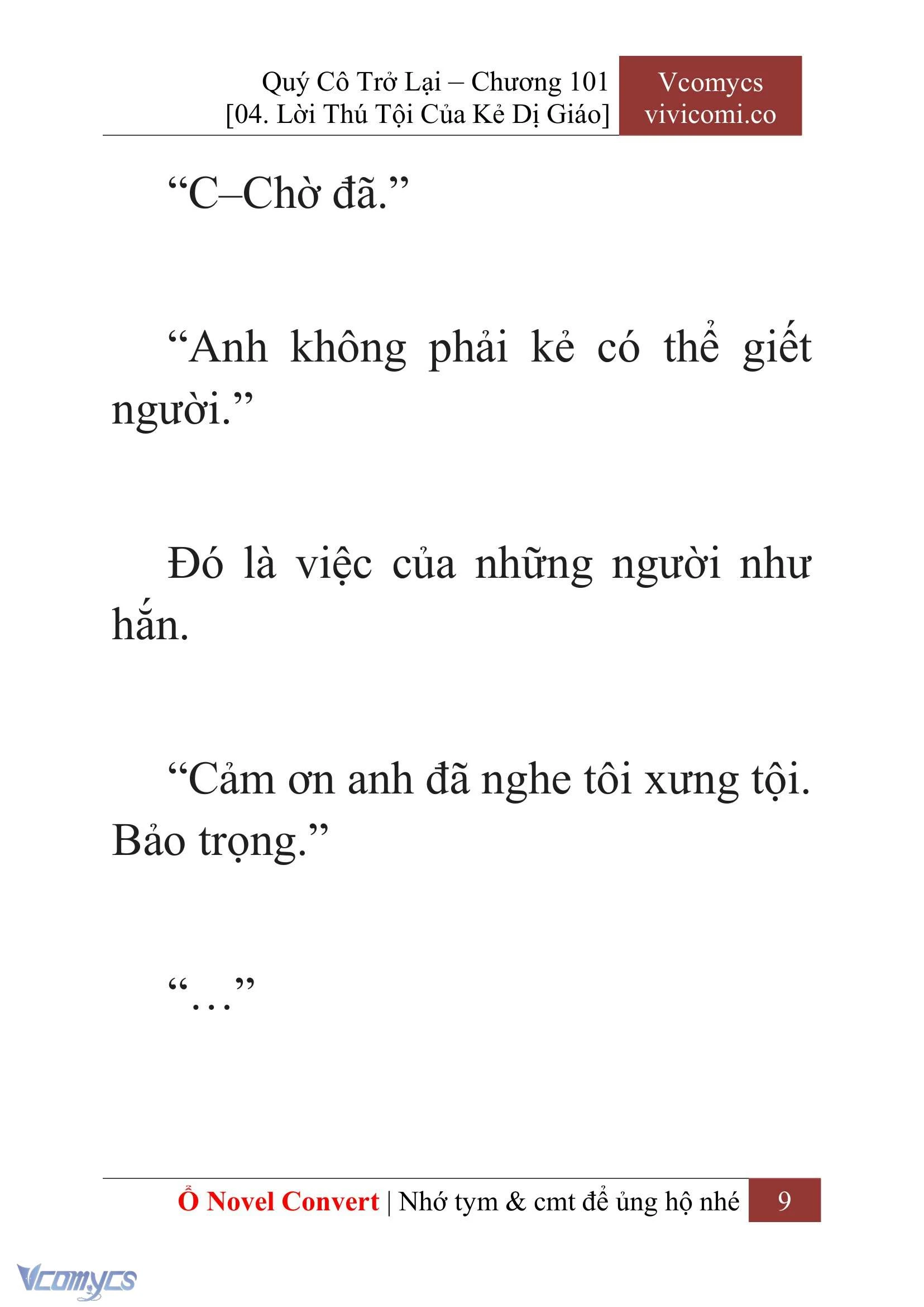 [Novel] Quý Cô Trở Lại Chapter  101 - 11