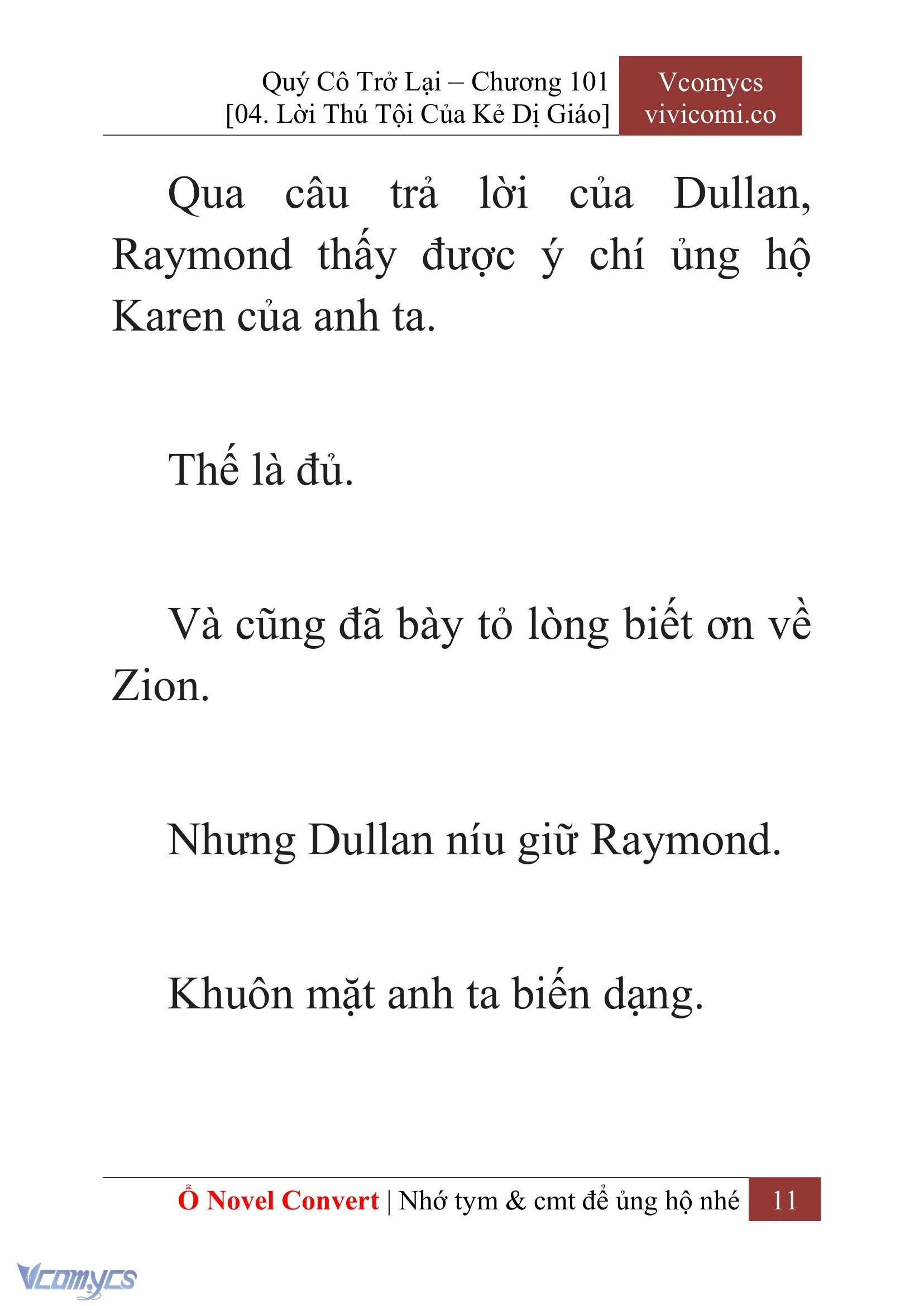 [Novel] Quý Cô Trở Lại Chapter  101 - 13