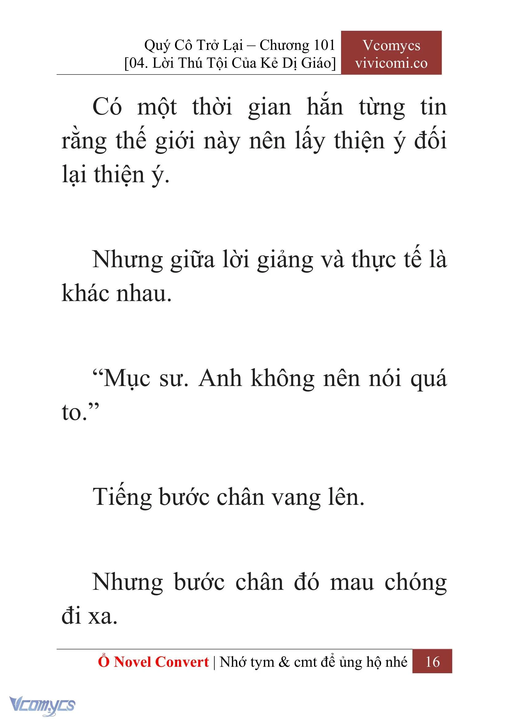 [Novel] Quý Cô Trở Lại Chapter  101 - 18
