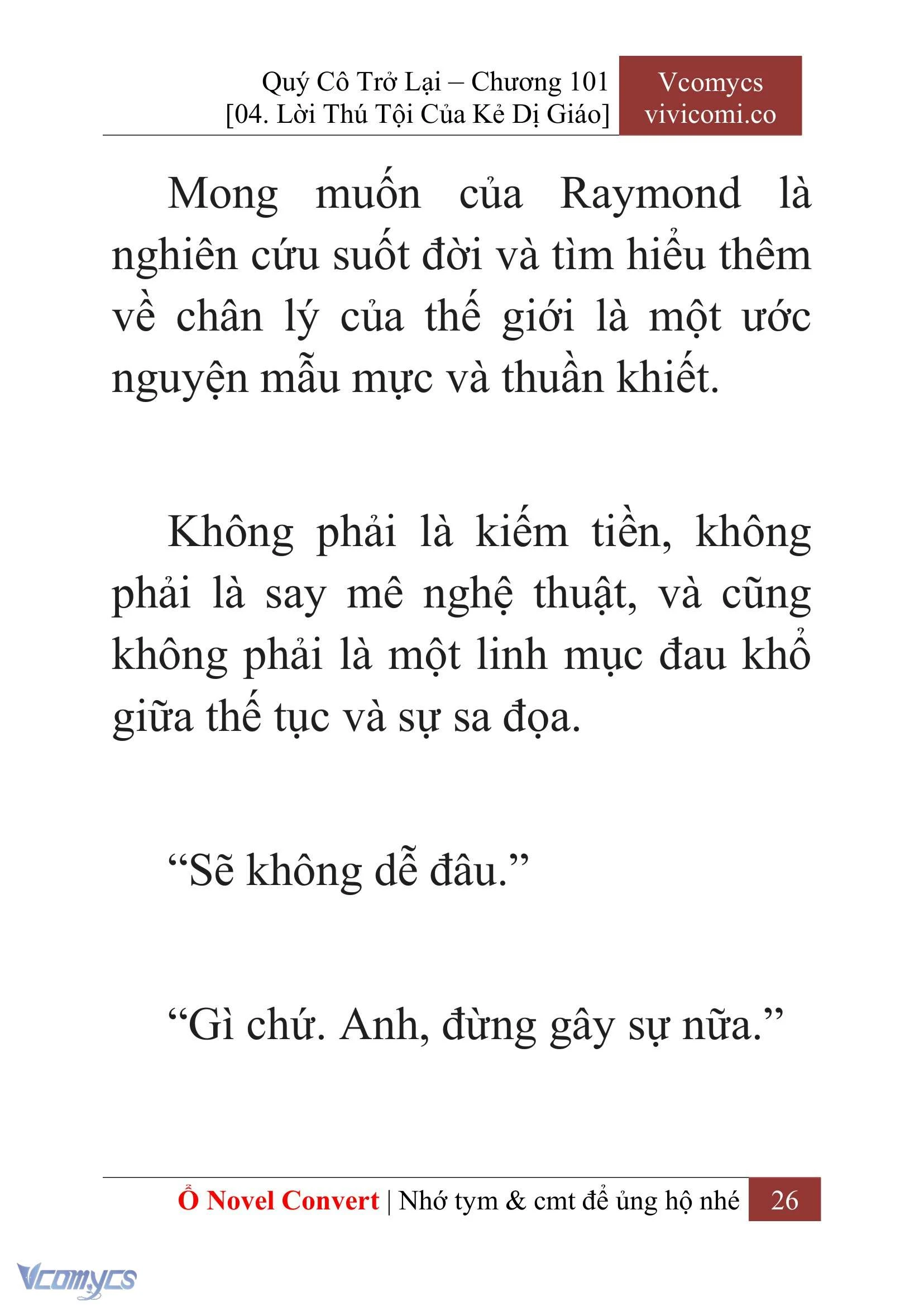 [Novel] Quý Cô Trở Lại Chapter  101 - 28