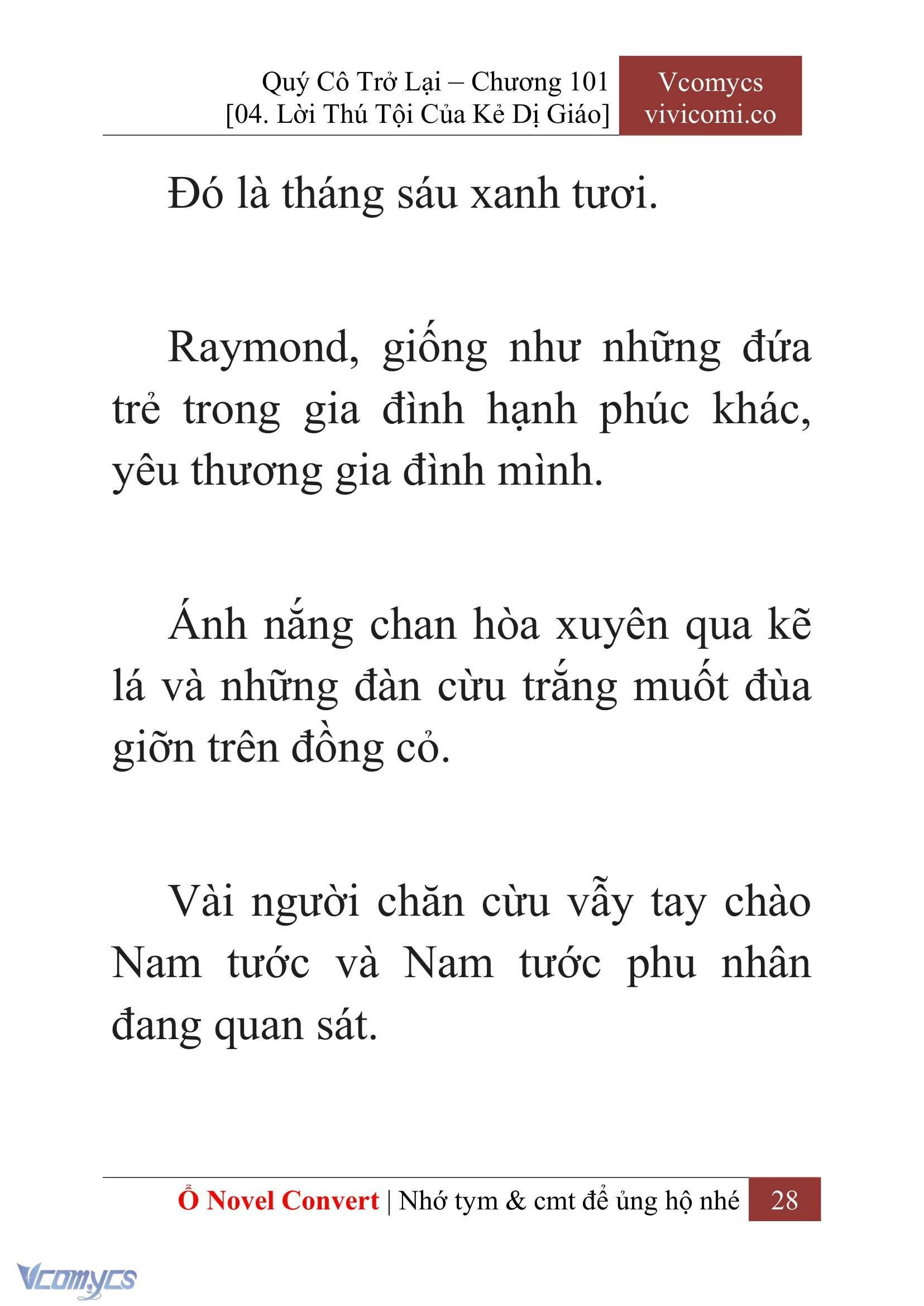 [Novel] Quý Cô Trở Lại Chapter  101 - 30