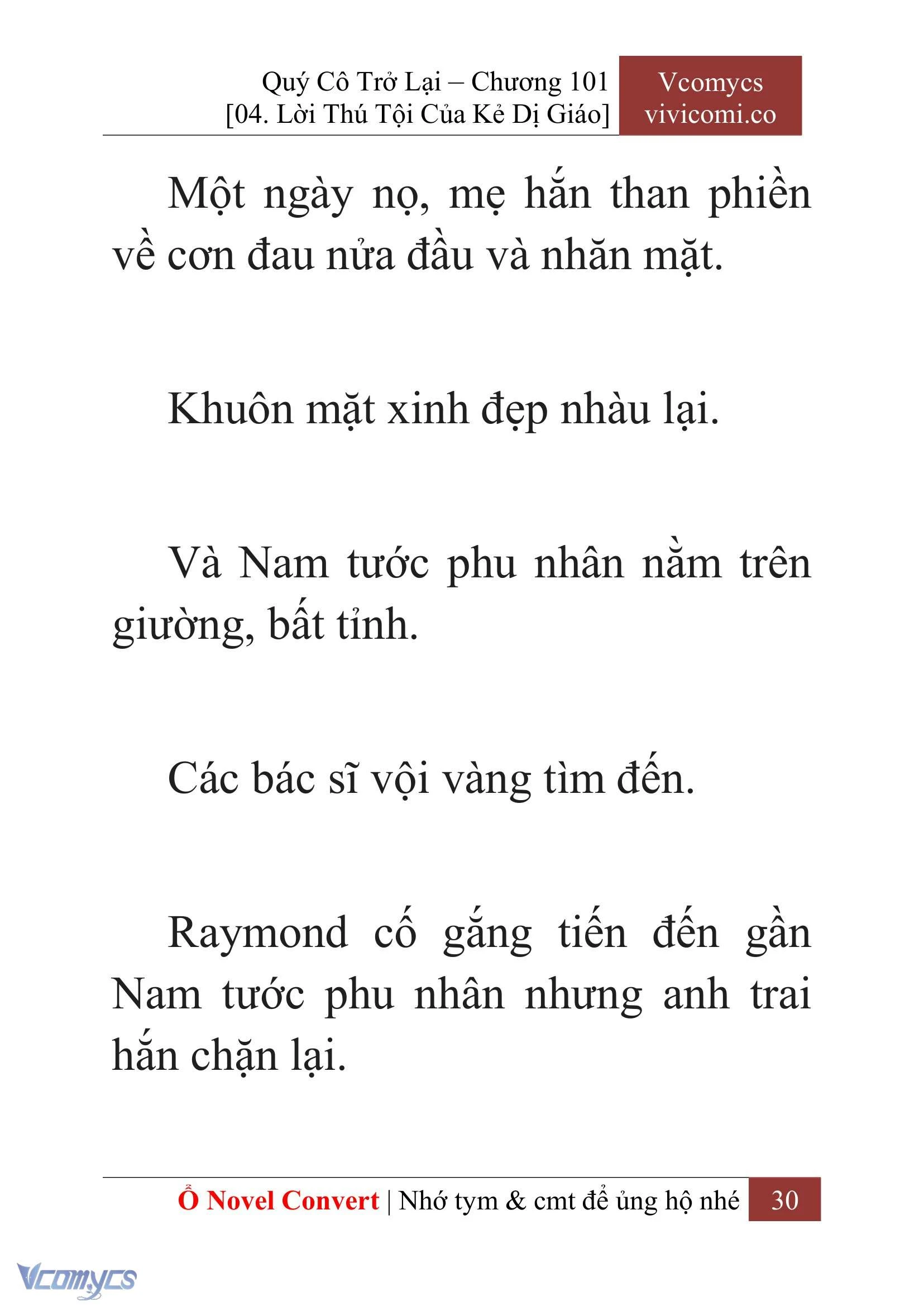[Novel] Quý Cô Trở Lại Chapter  101 - 32