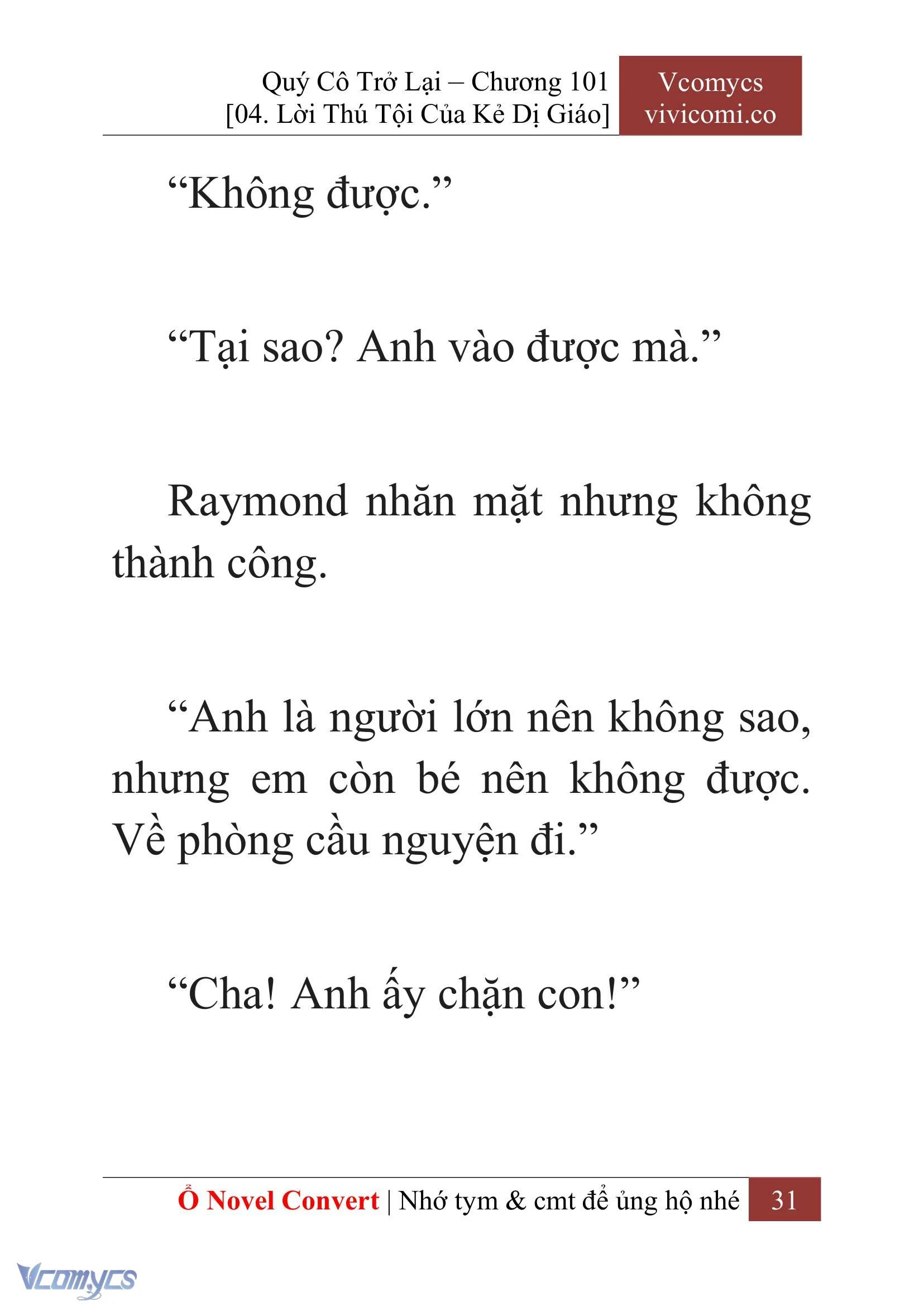 [Novel] Quý Cô Trở Lại Chapter  101 - 33