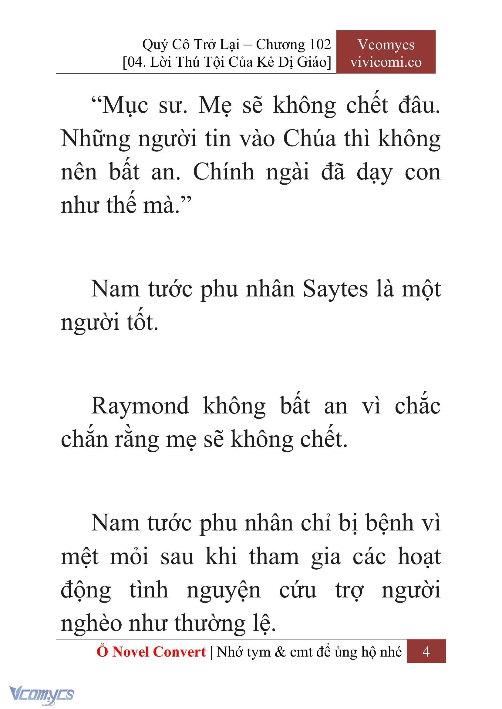 [Novel] Quý Cô Trở Lại Chapter  102 - 6