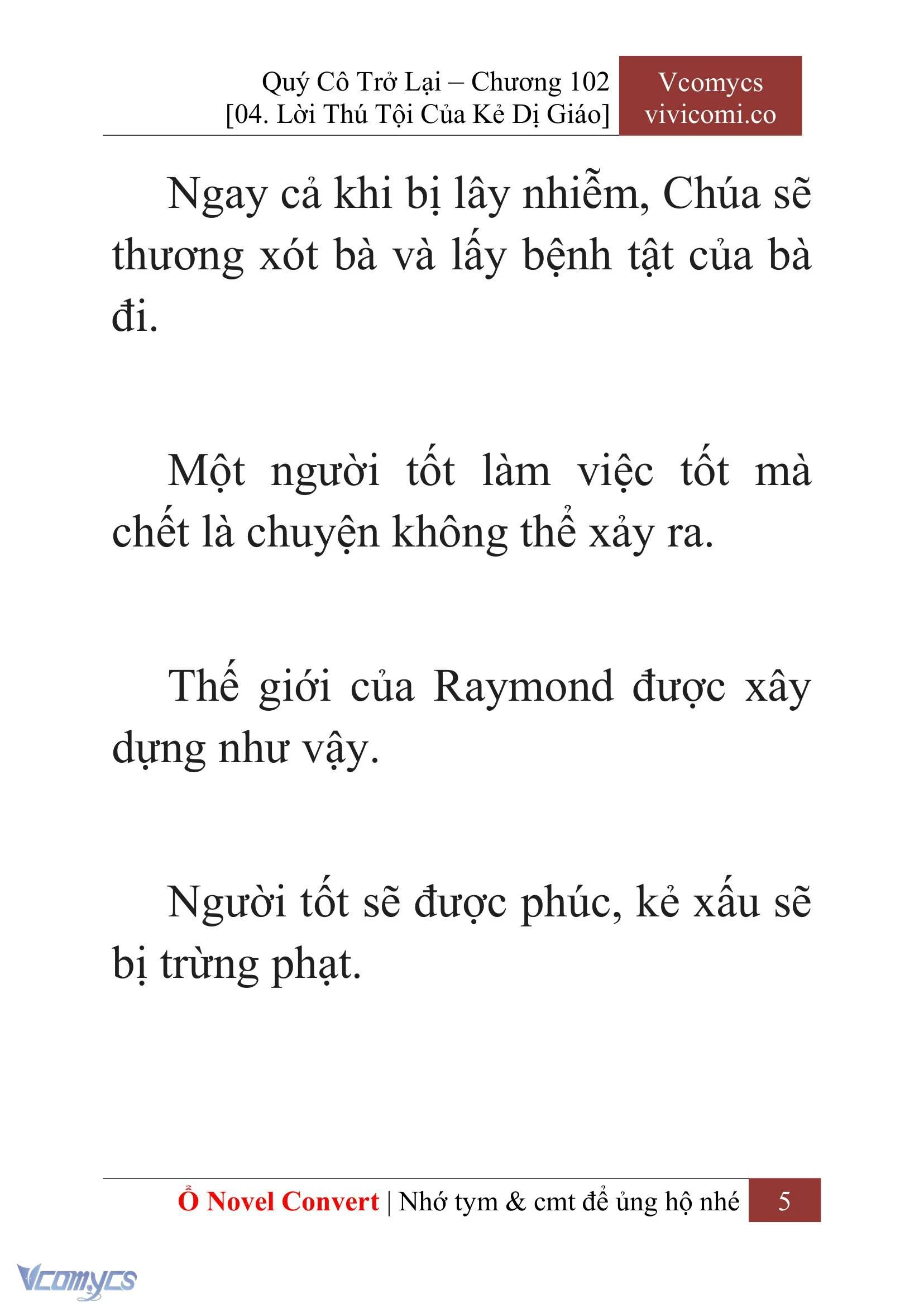 [Novel] Quý Cô Trở Lại Chapter  102 - 7