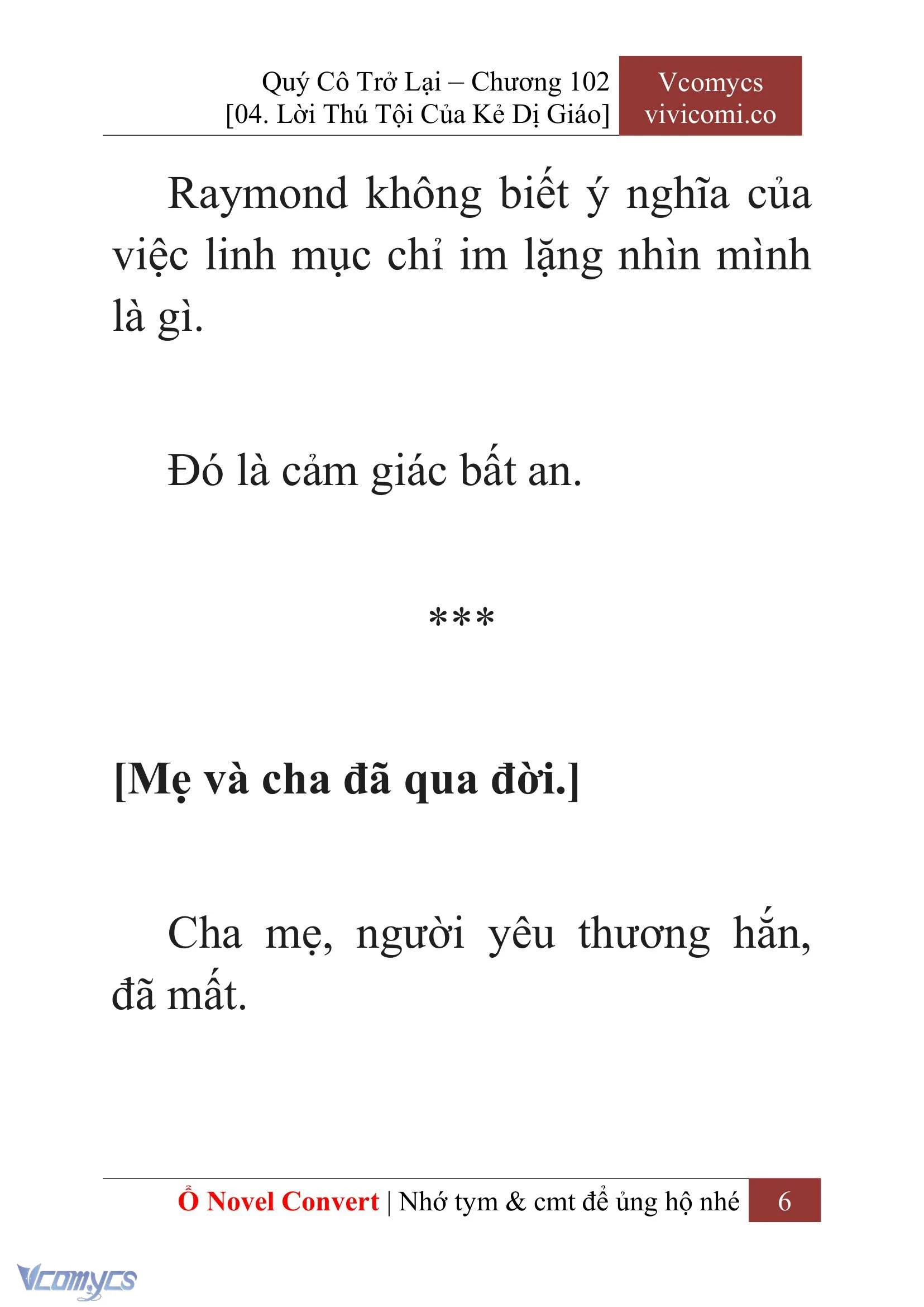 [Novel] Quý Cô Trở Lại Chapter  102 - 8