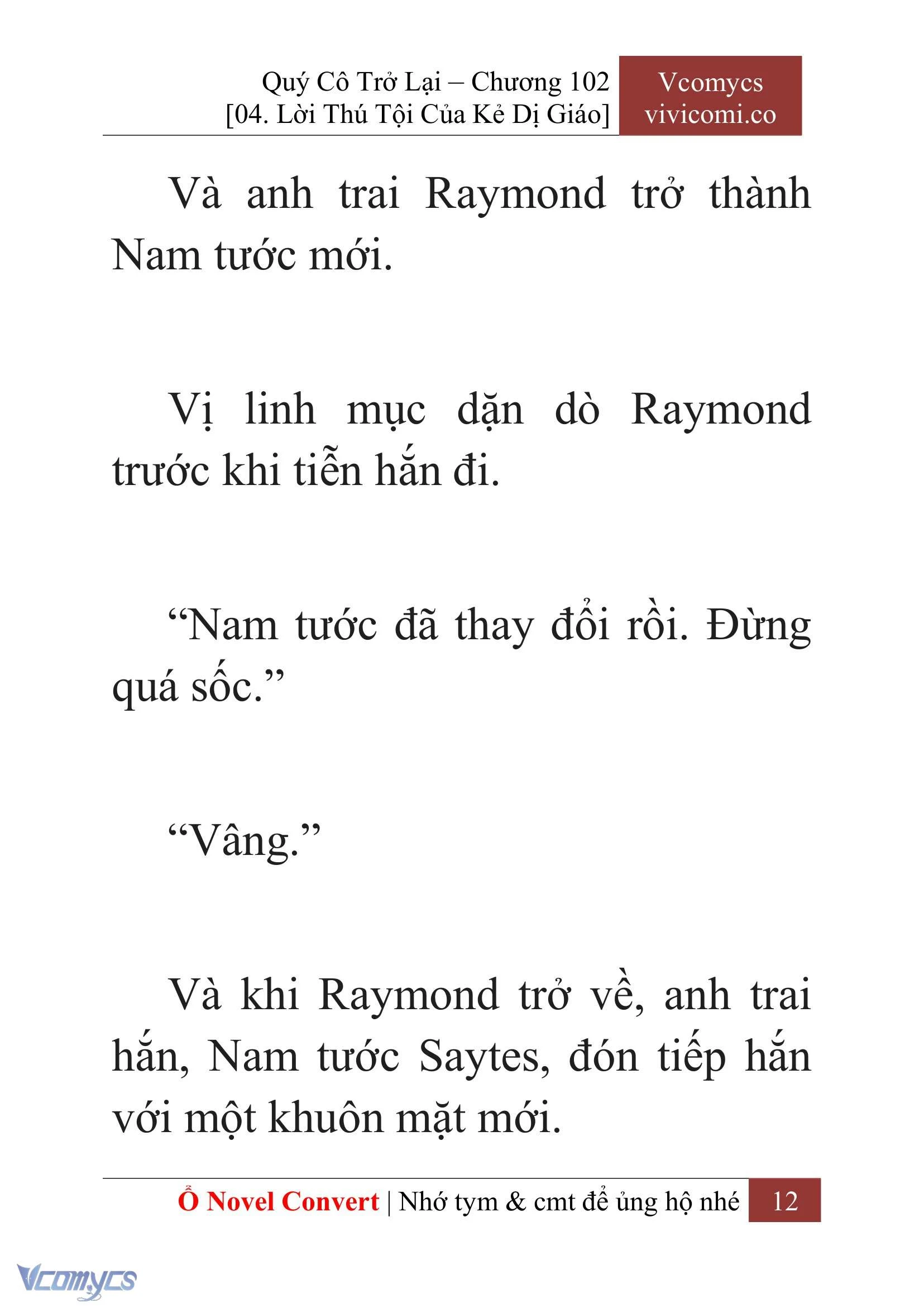 [Novel] Quý Cô Trở Lại Chapter  102 - 14