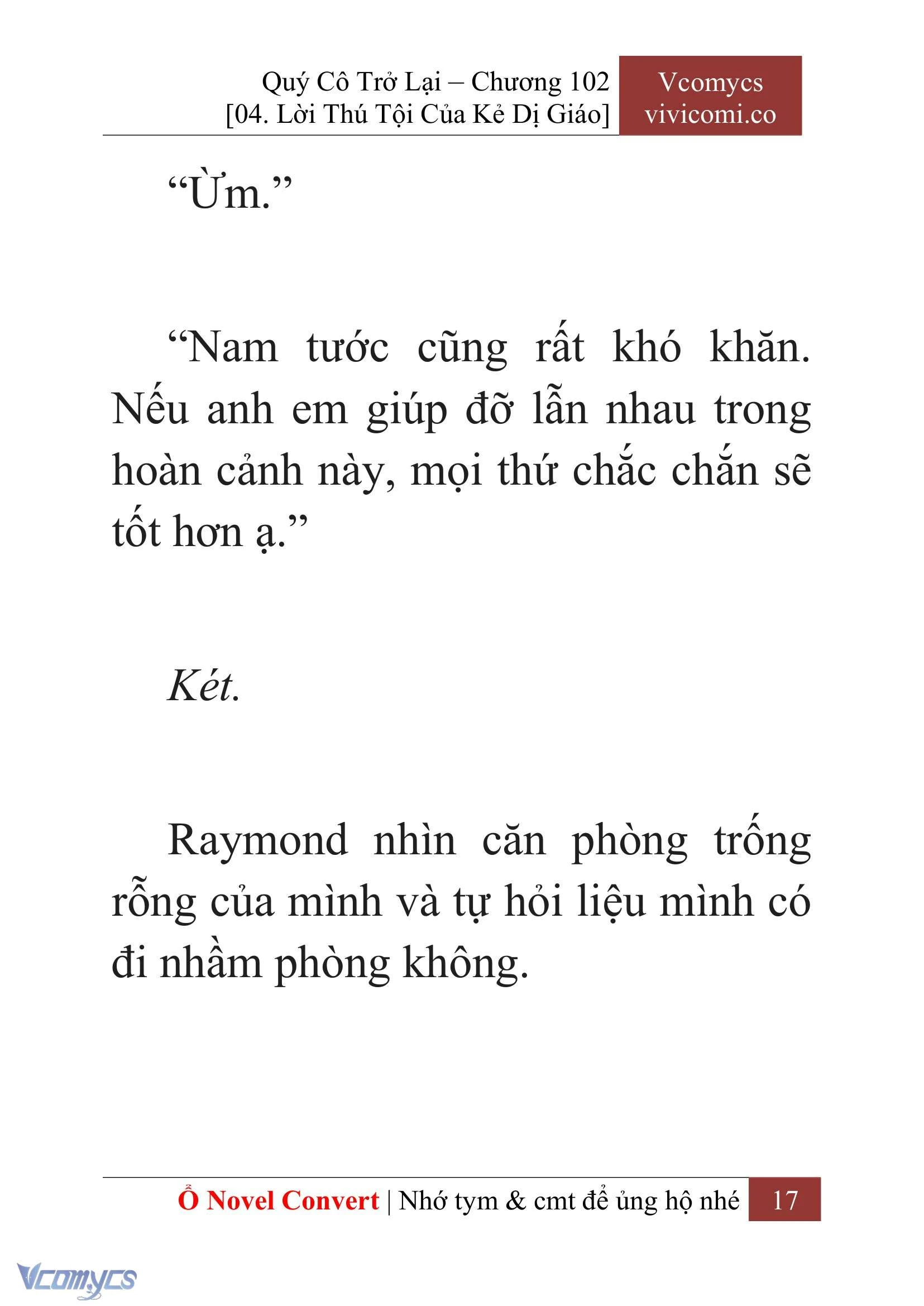 [Novel] Quý Cô Trở Lại Chapter  102 - 19