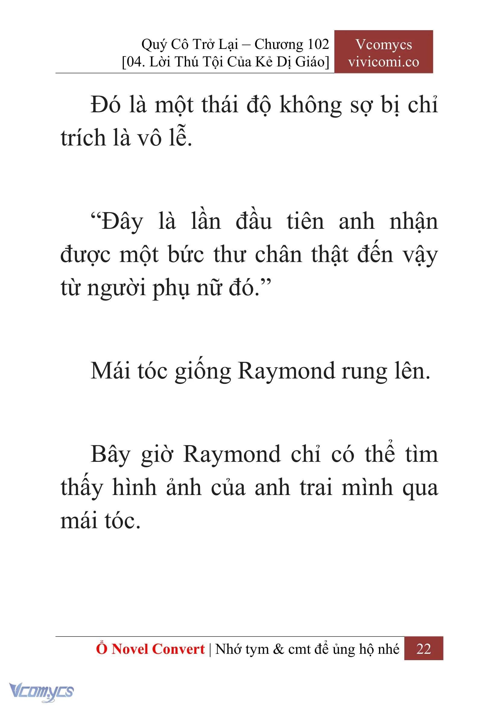 [Novel] Quý Cô Trở Lại Chapter  102 - 24