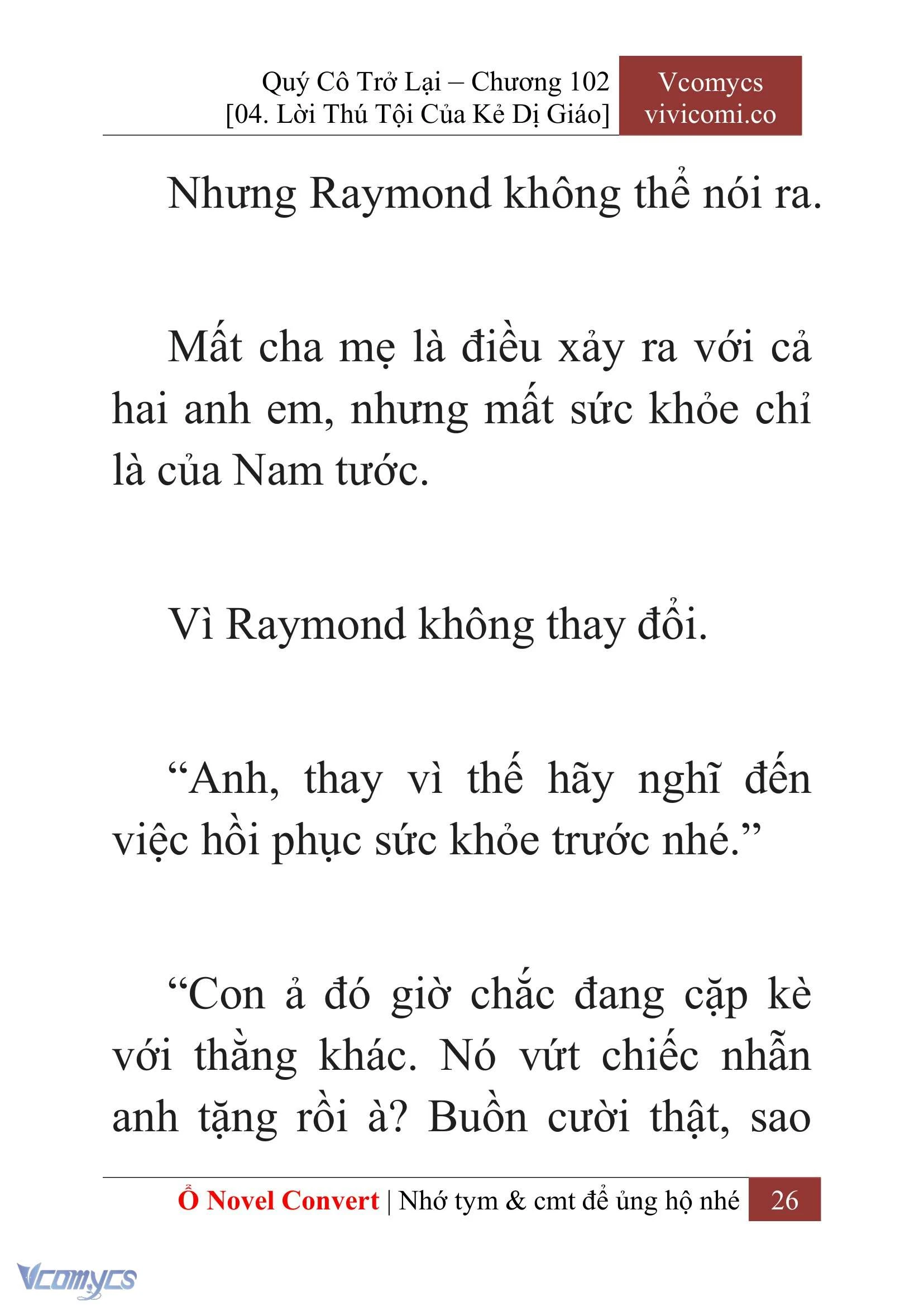 [Novel] Quý Cô Trở Lại Chapter  102 - 28