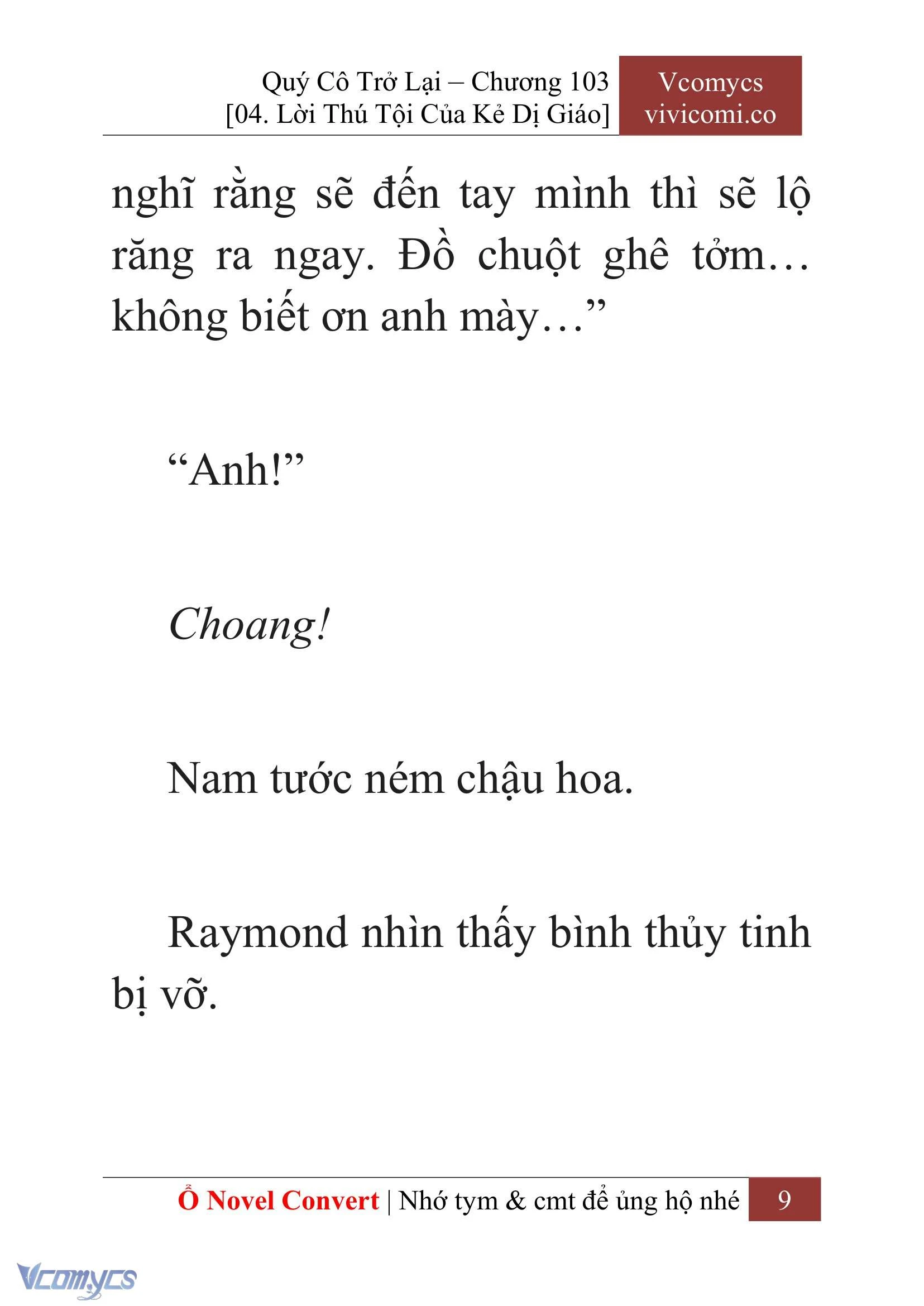 [Novel] Quý Cô Trở Lại Chapter  103 - 11