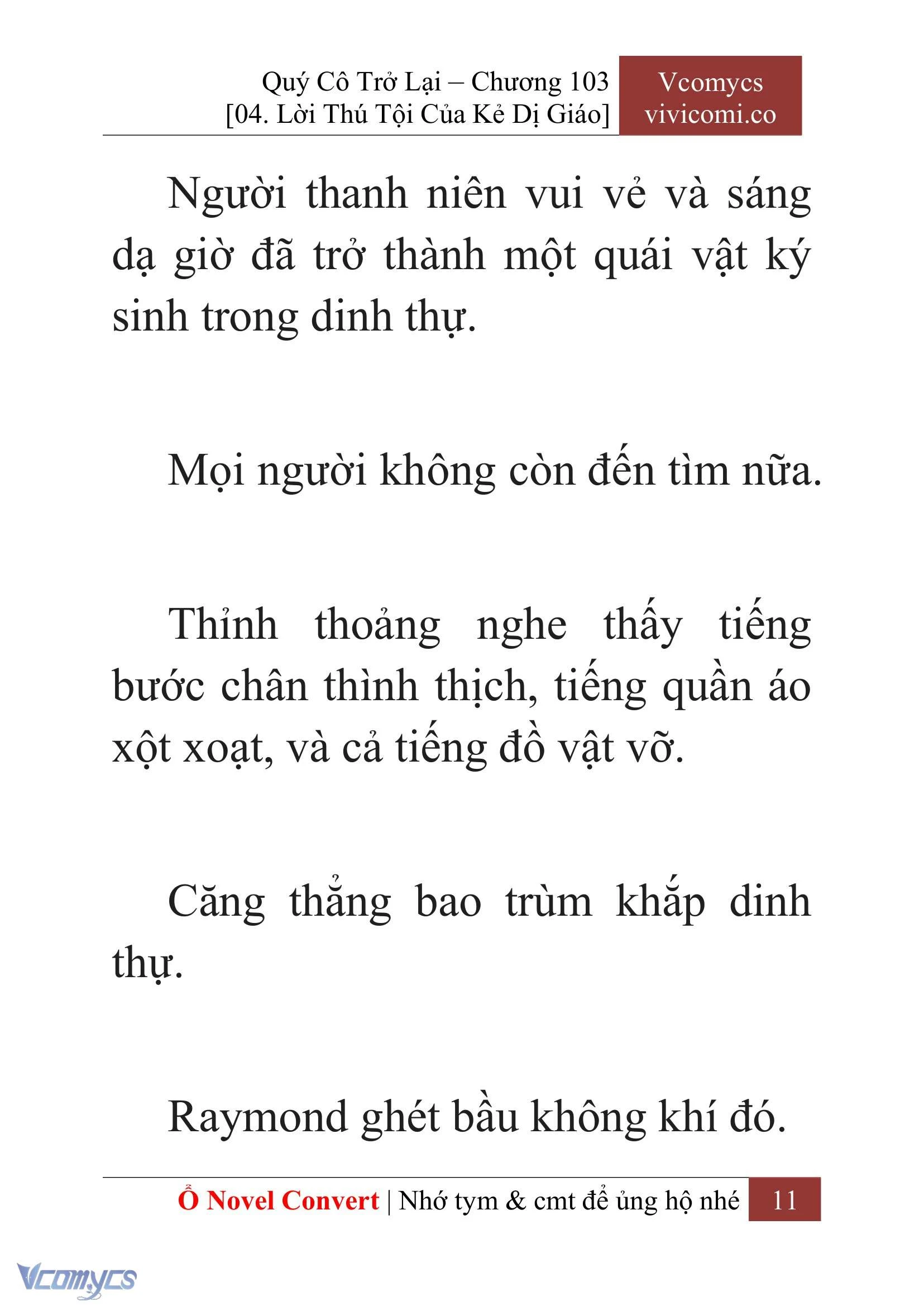 [Novel] Quý Cô Trở Lại Chapter  103 - 13