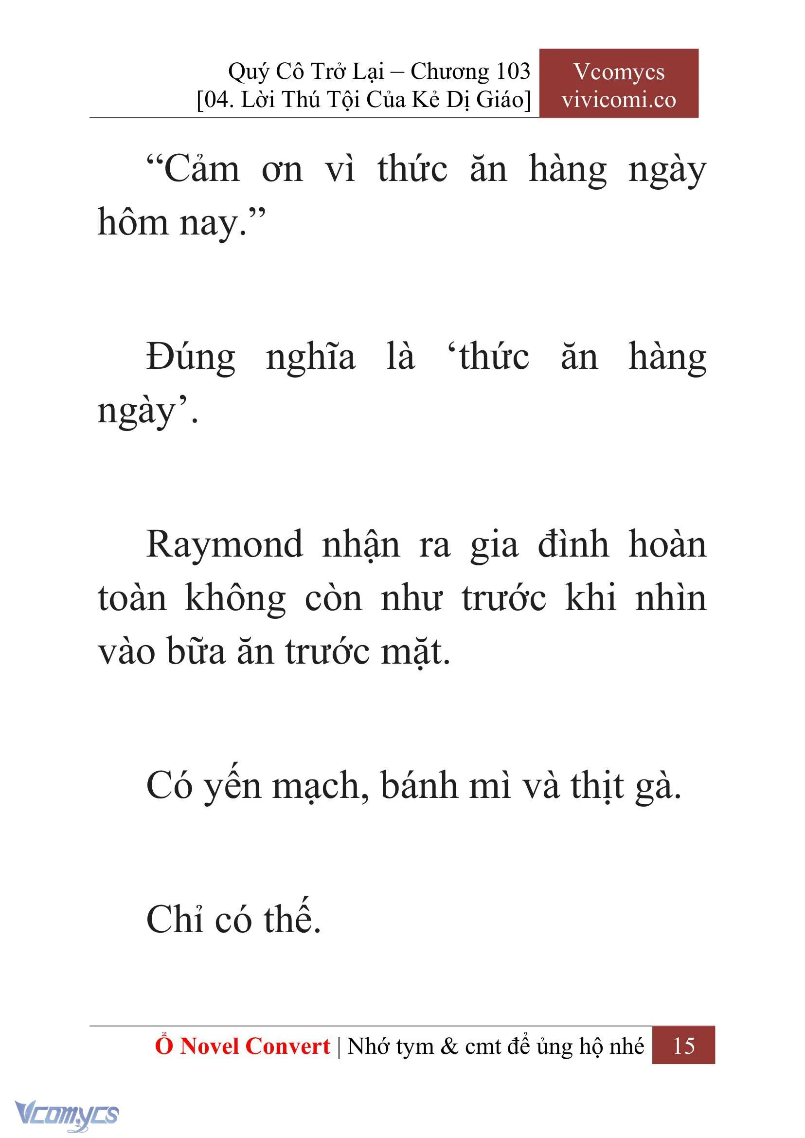[Novel] Quý Cô Trở Lại Chapter  103 - 17