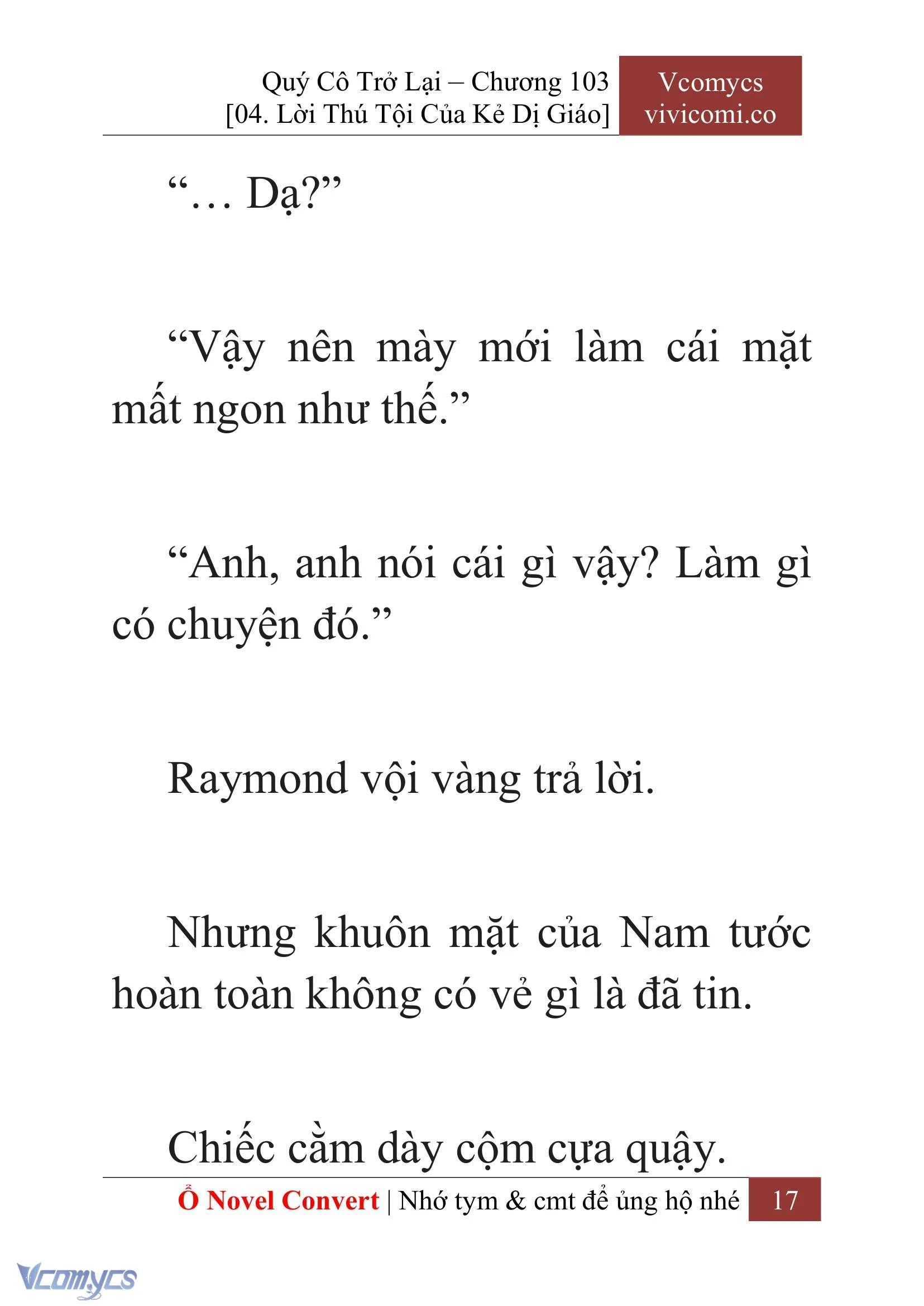 [Novel] Quý Cô Trở Lại Chapter  103 - 19