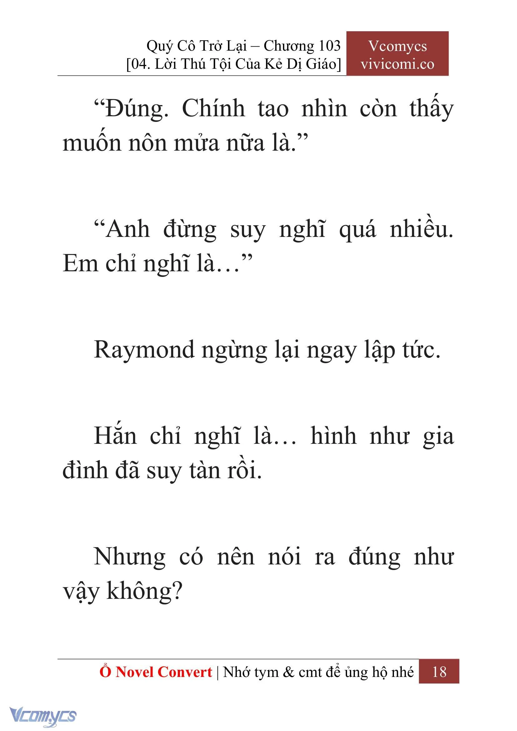 [Novel] Quý Cô Trở Lại Chapter  103 - 20