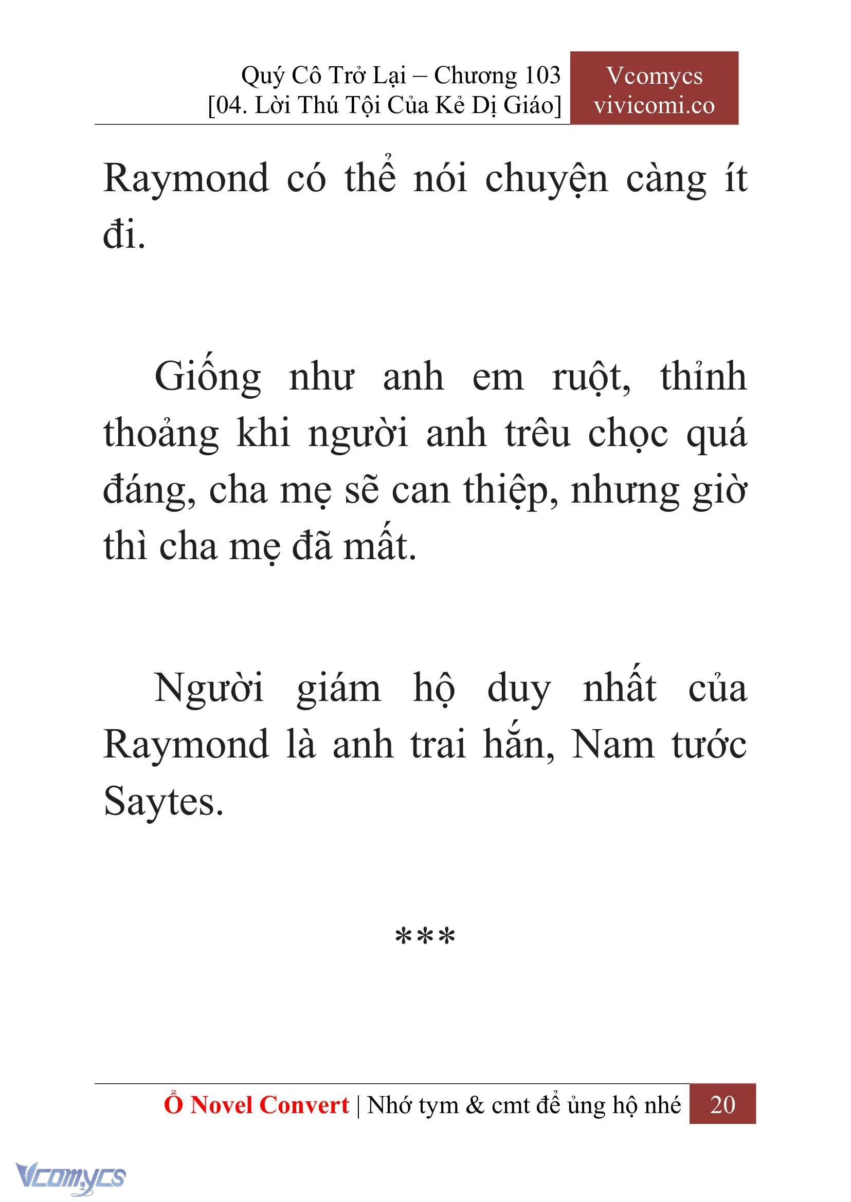[Novel] Quý Cô Trở Lại Chapter  103 - 22
