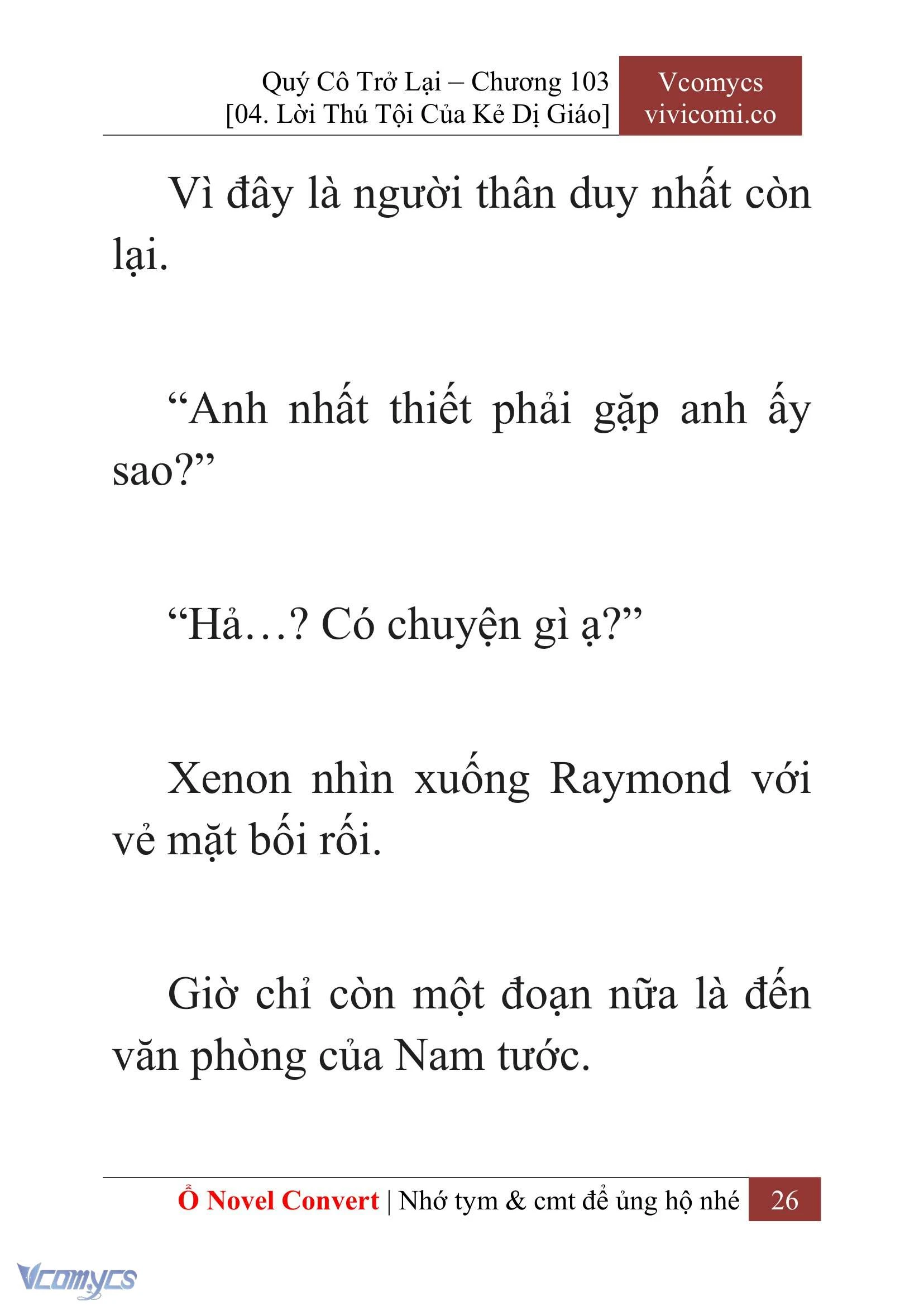 [Novel] Quý Cô Trở Lại Chapter  103 - 28