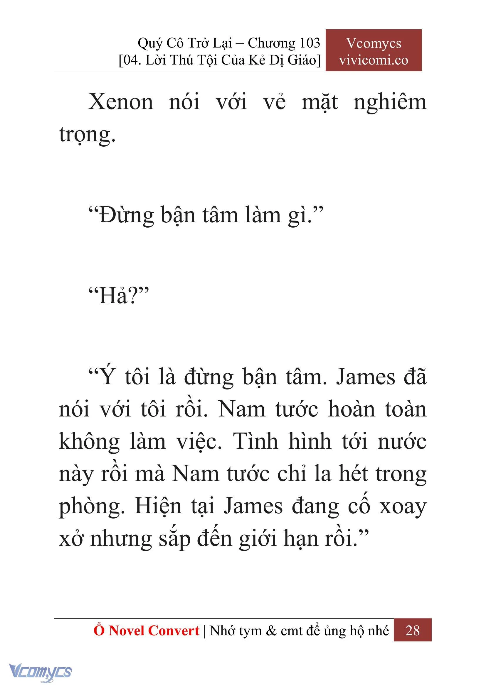 [Novel] Quý Cô Trở Lại Chapter  103 - 30