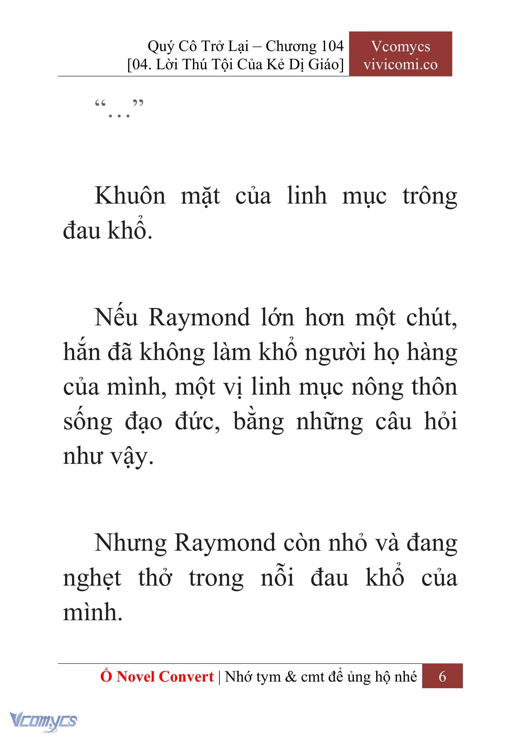 [Novel] Quý Cô Trở Lại Chapter  104 - 8