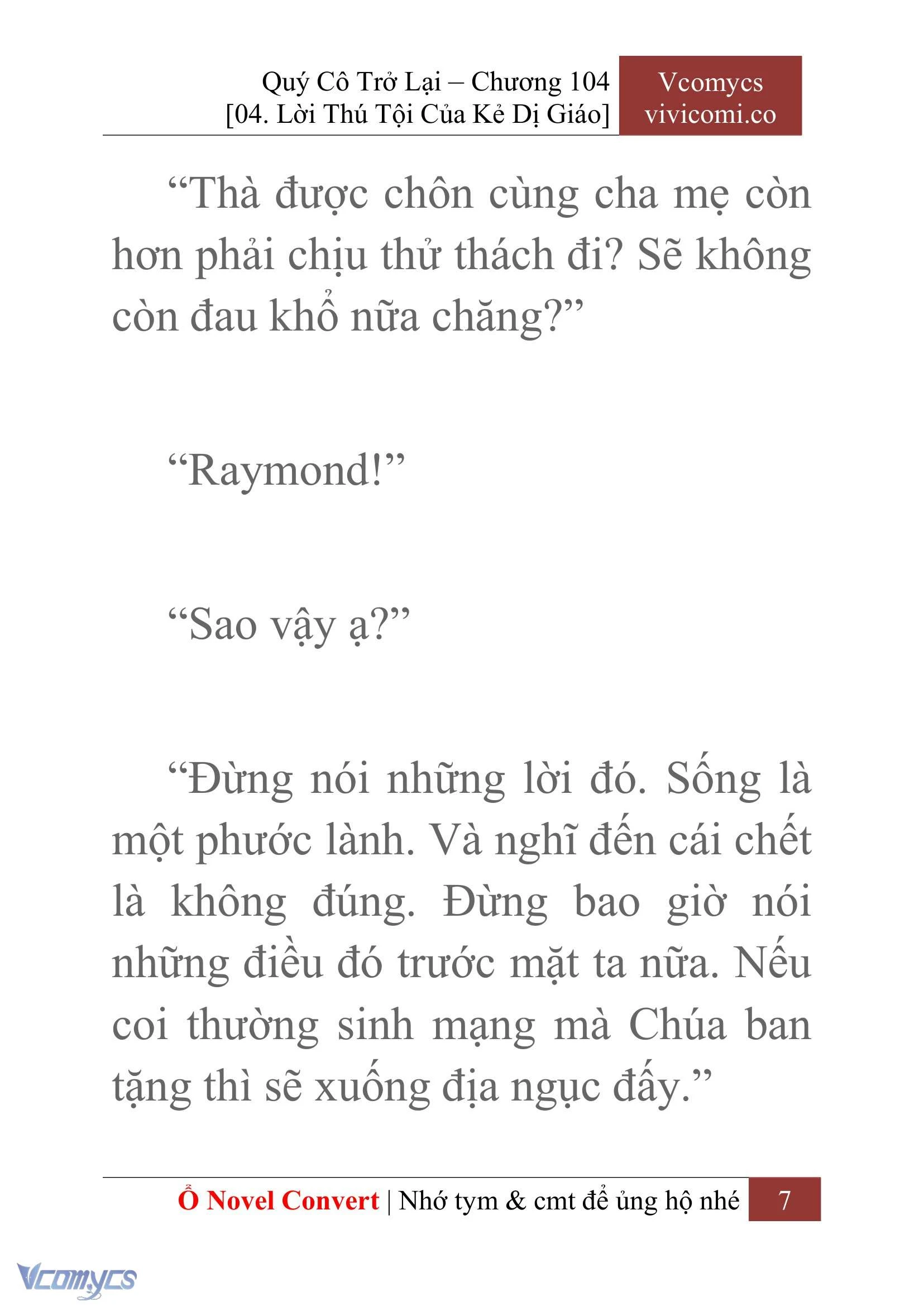 [Novel] Quý Cô Trở Lại Chapter  104 - 9
