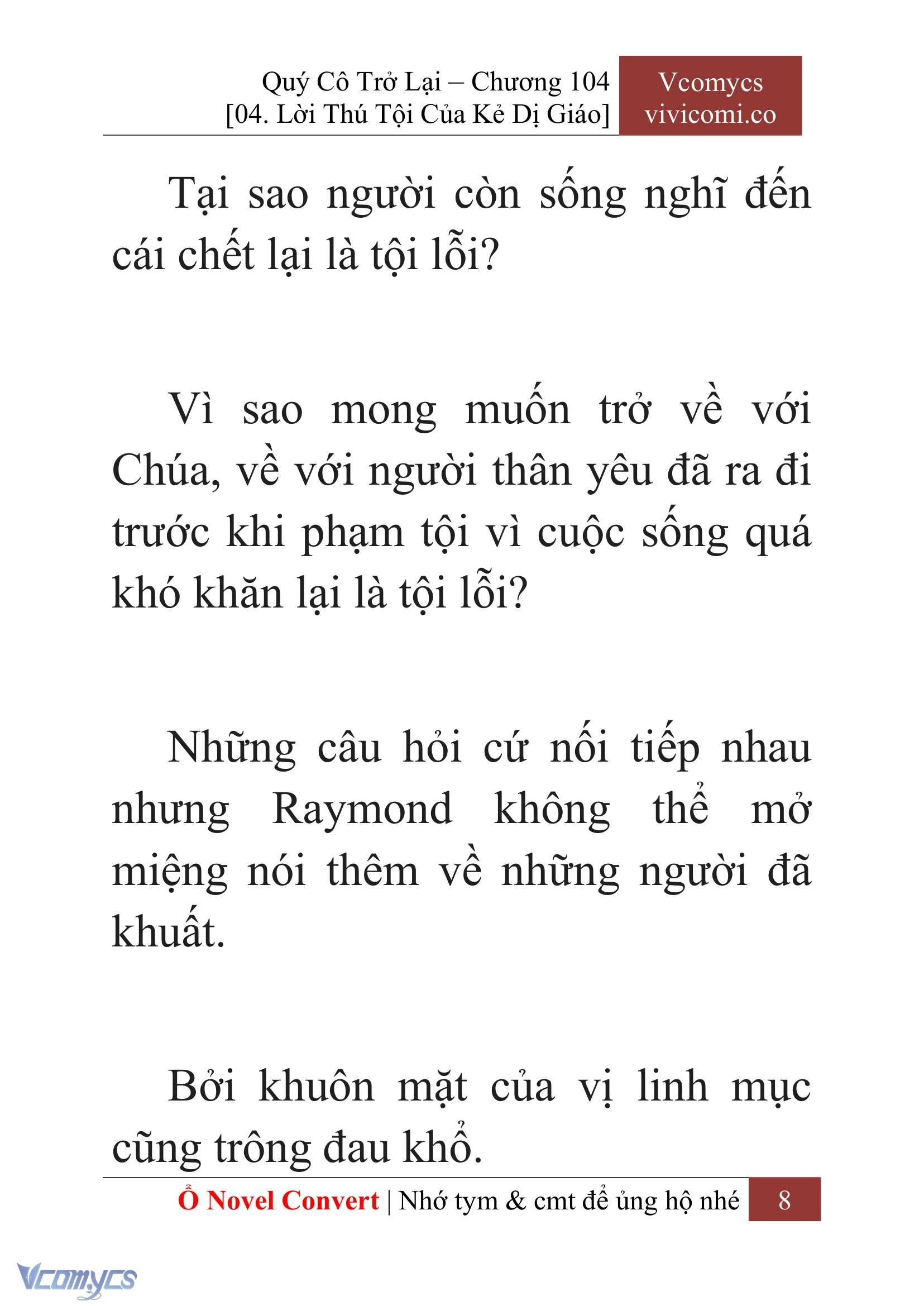 [Novel] Quý Cô Trở Lại Chapter  104 - 10