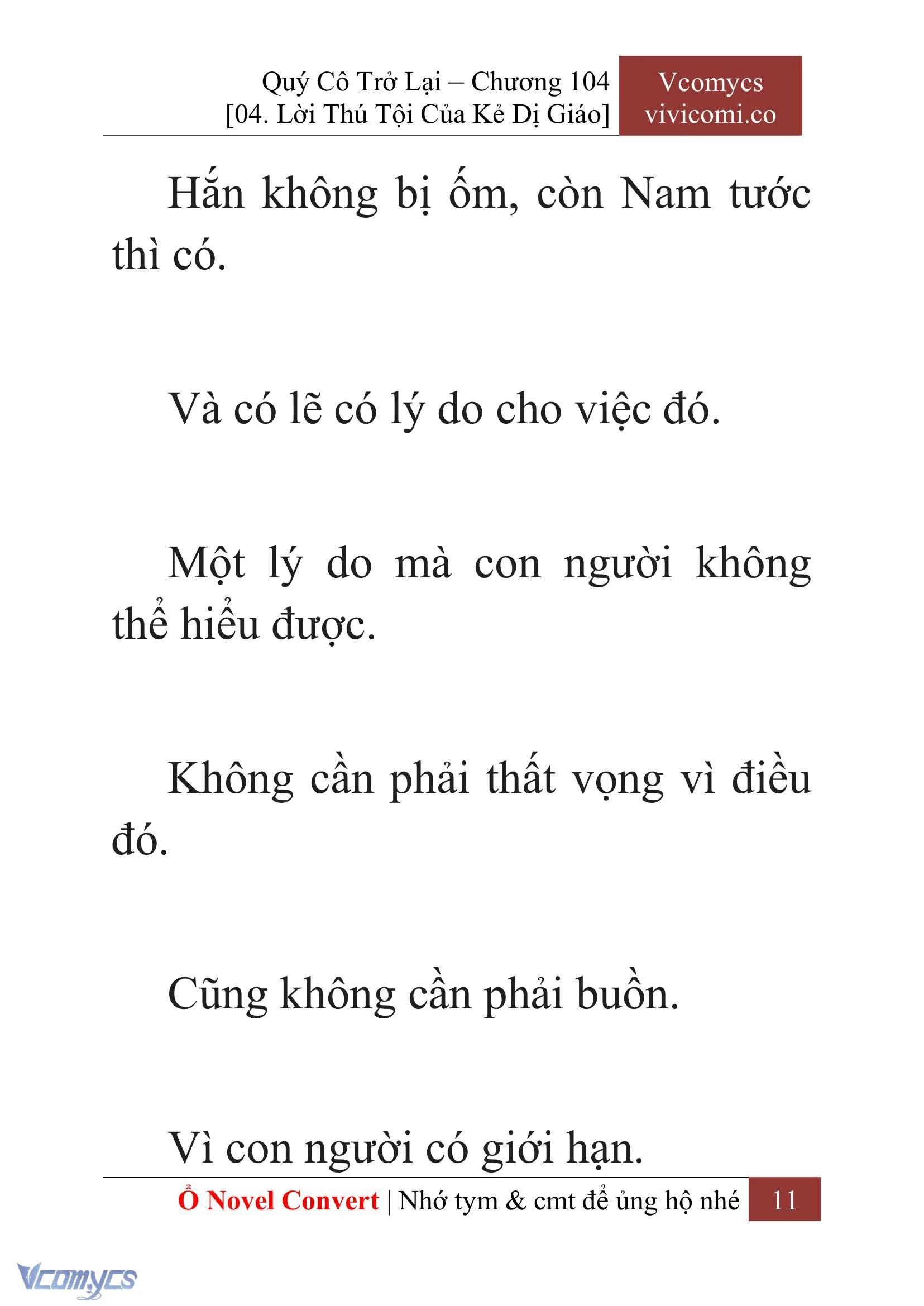 [Novel] Quý Cô Trở Lại Chapter  104 - 13