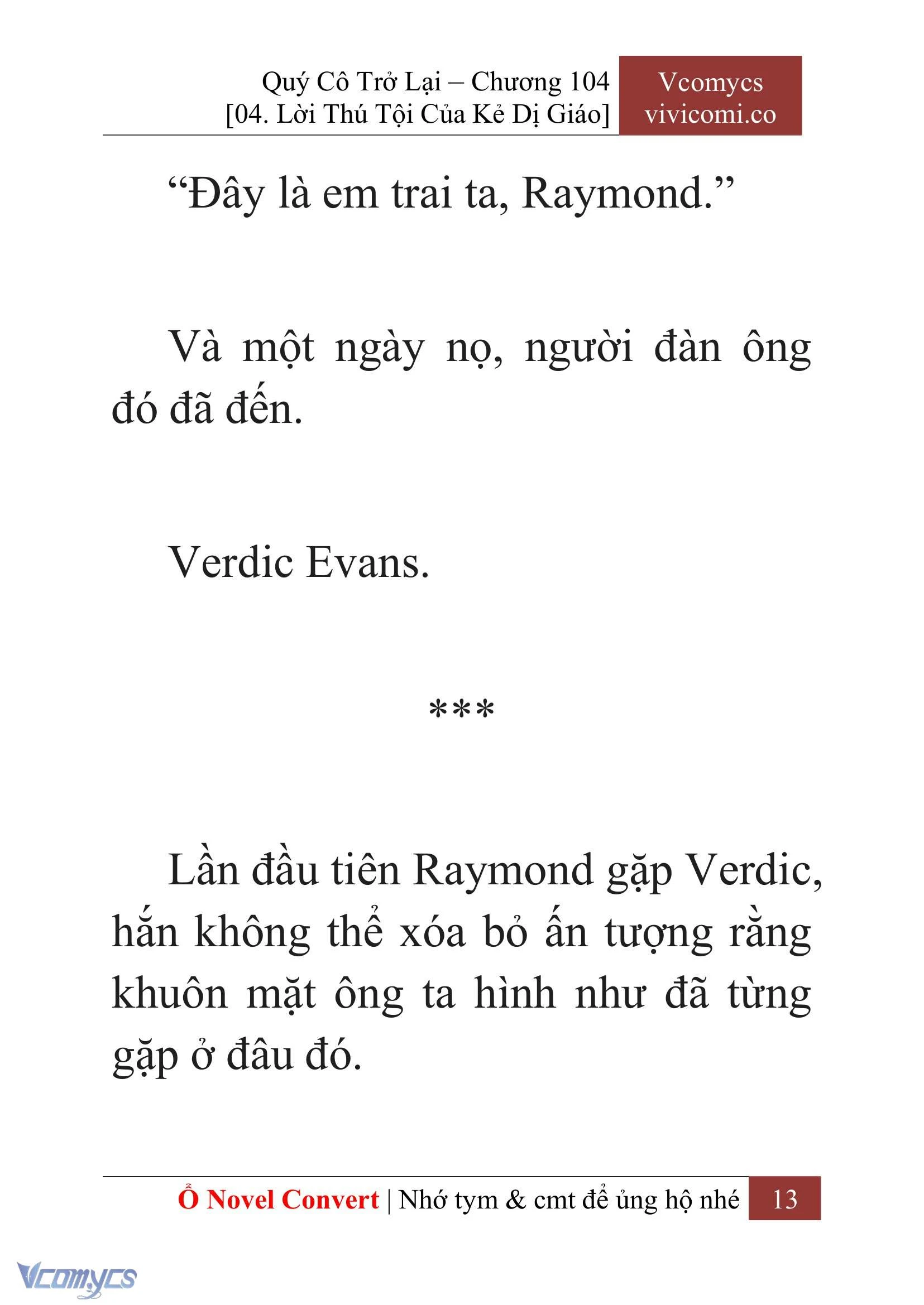 [Novel] Quý Cô Trở Lại Chapter  104 - 15