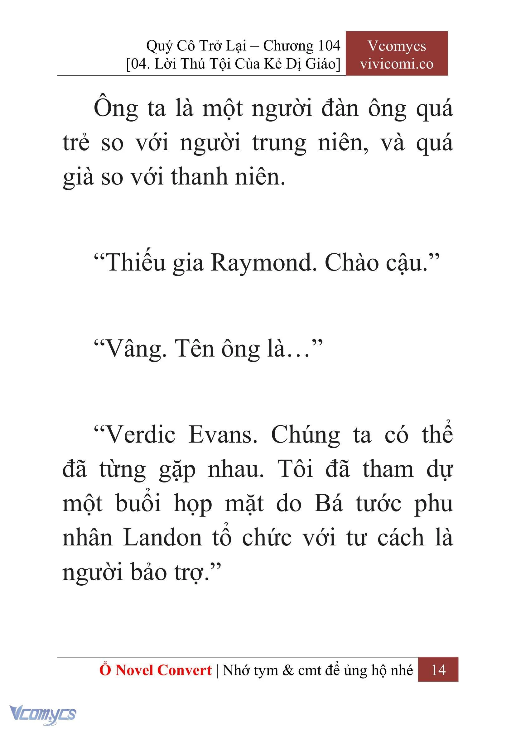 [Novel] Quý Cô Trở Lại Chapter  104 - 16