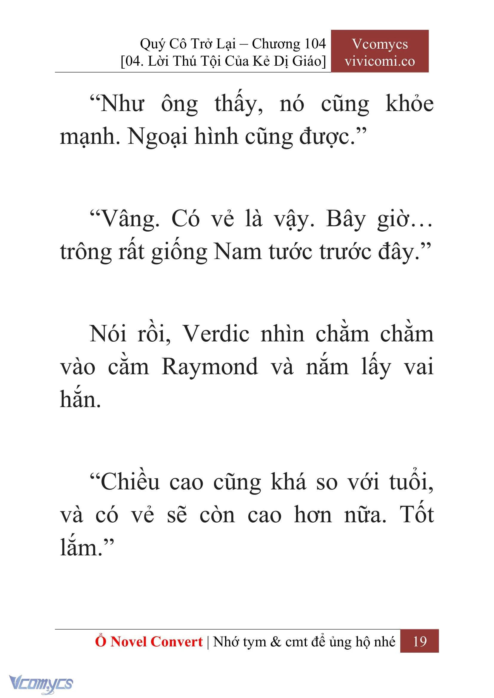 [Novel] Quý Cô Trở Lại Chapter  104 - 21