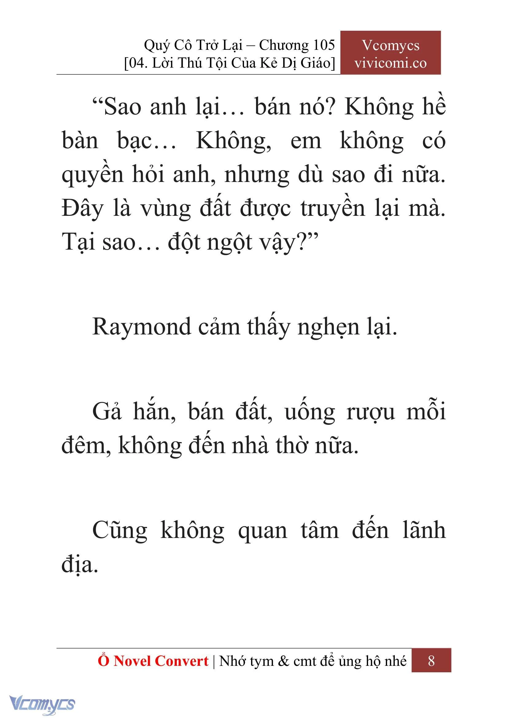 [Novel] Quý Cô Trở Lại Chapter  105 - 10