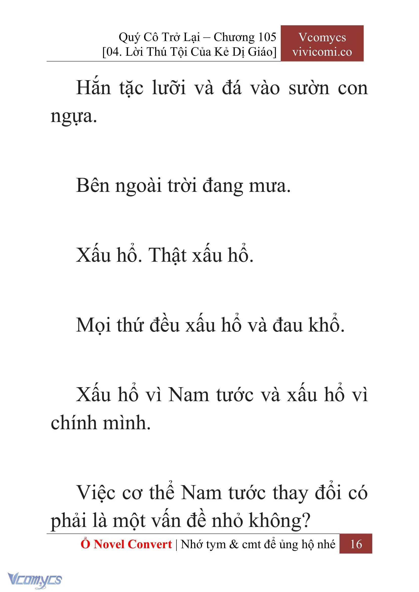 [Novel] Quý Cô Trở Lại Chapter  105 - 18