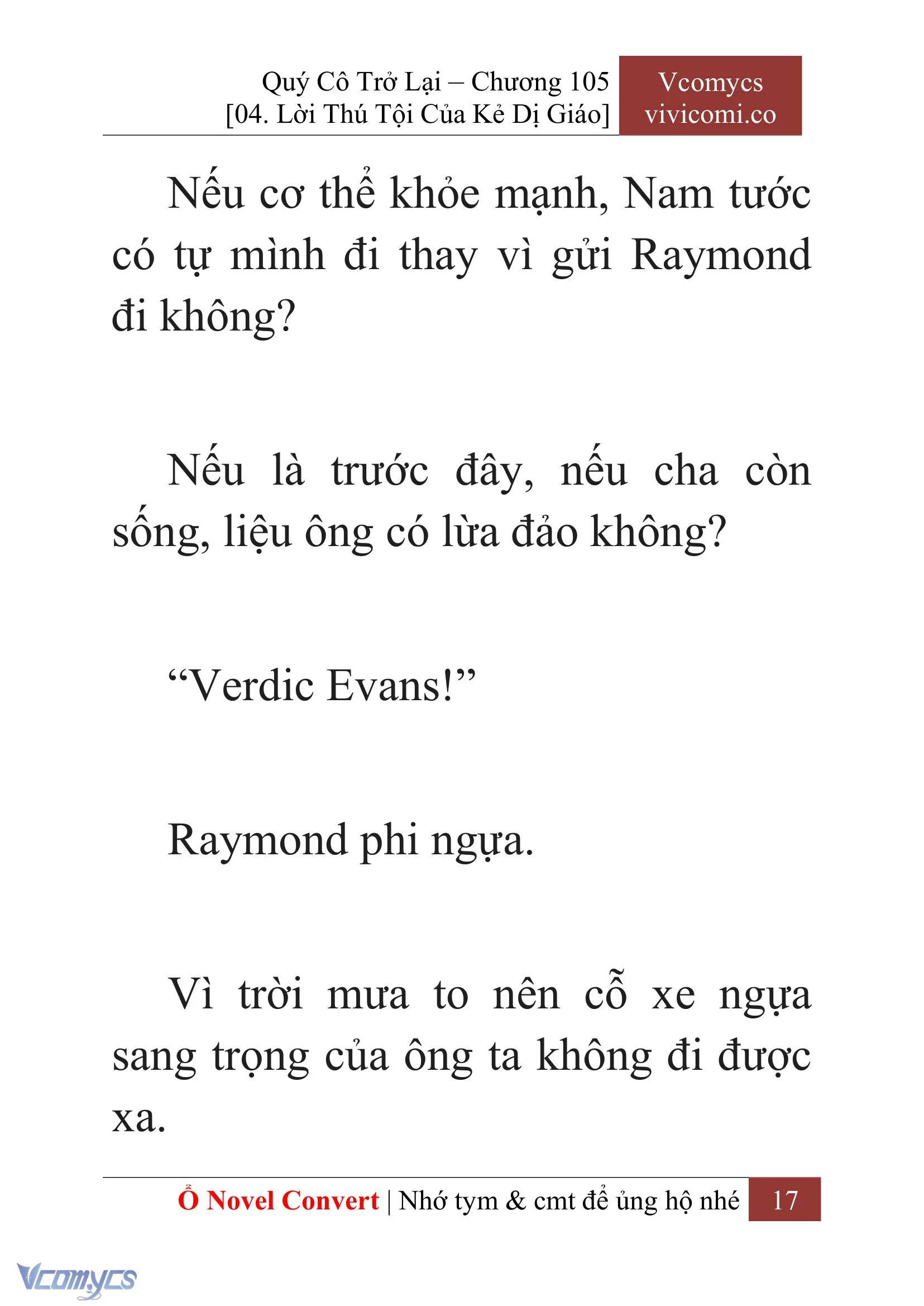 [Novel] Quý Cô Trở Lại Chapter  105 - 19