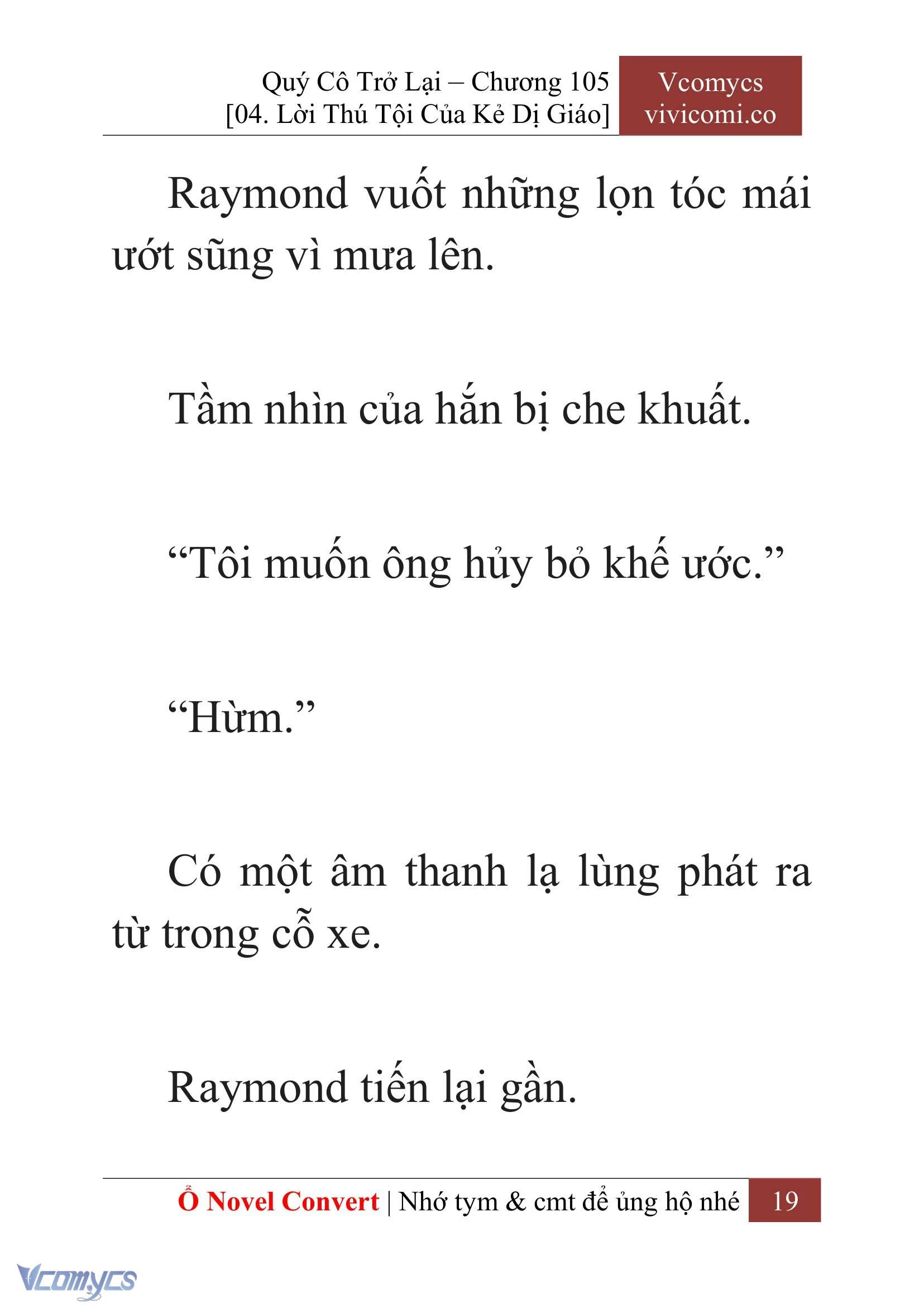 [Novel] Quý Cô Trở Lại Chapter  105 - 21