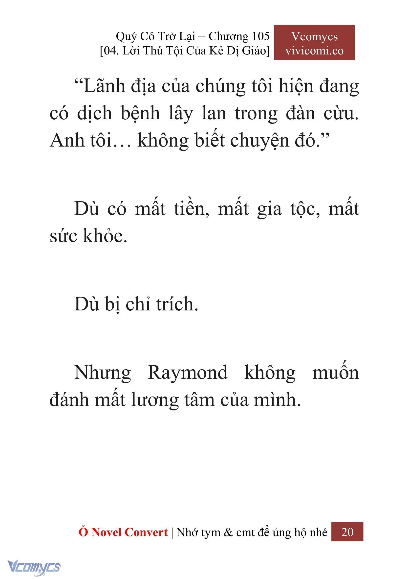 [Novel] Quý Cô Trở Lại Chapter  105 - 22