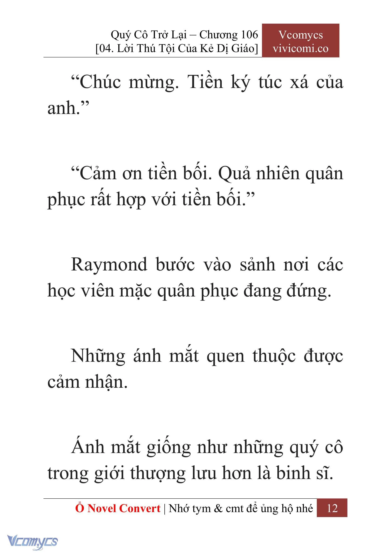 [Novel] Quý Cô Trở Lại Chapter  106 - 14