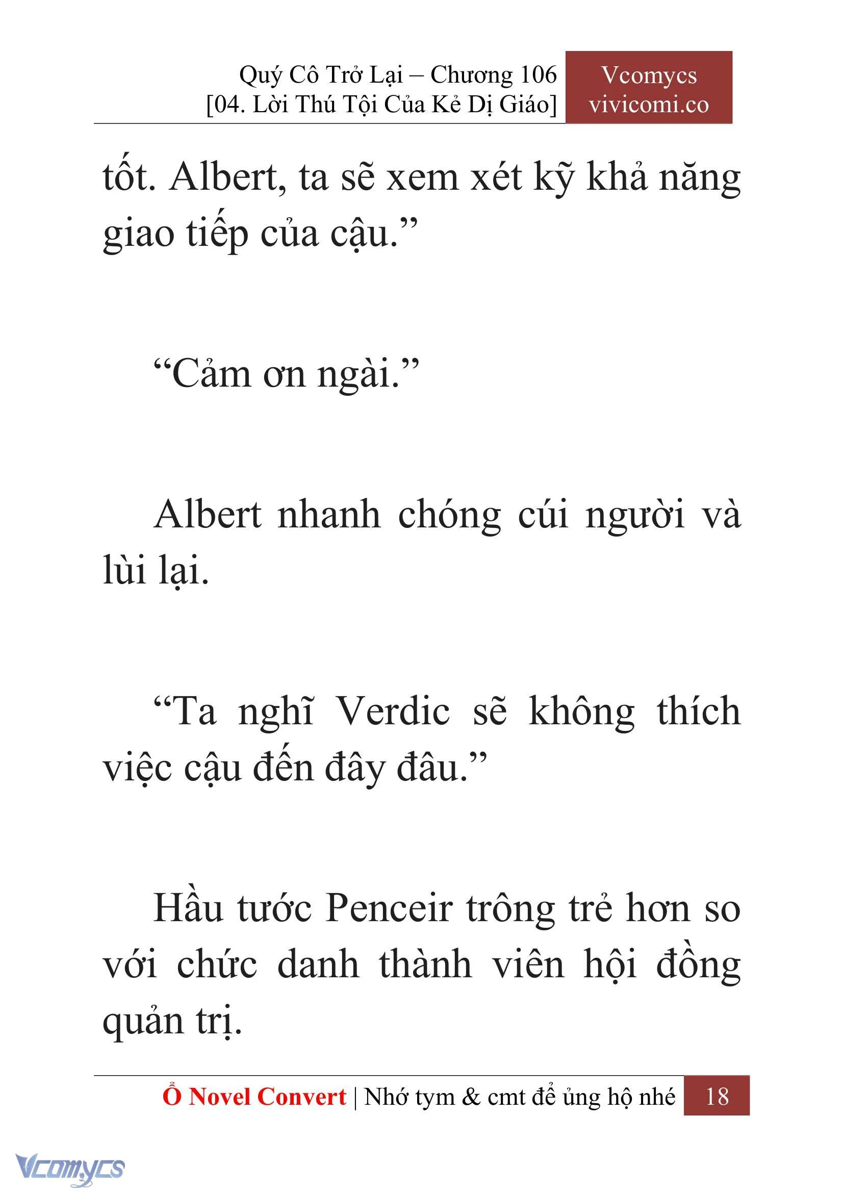 [Novel] Quý Cô Trở Lại Chapter  106 - 20
