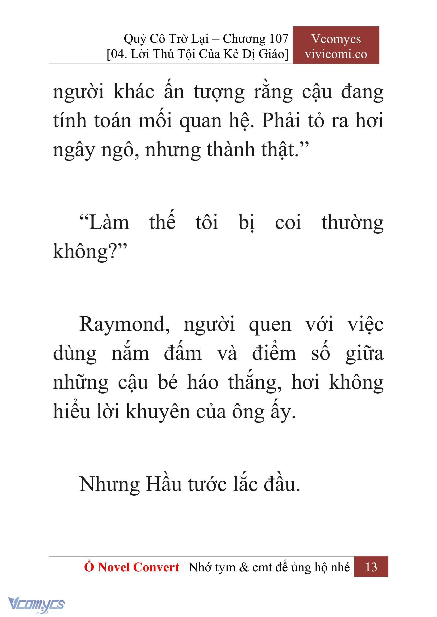 [Novel] Quý Cô Trở Lại Chapter  107 - 15