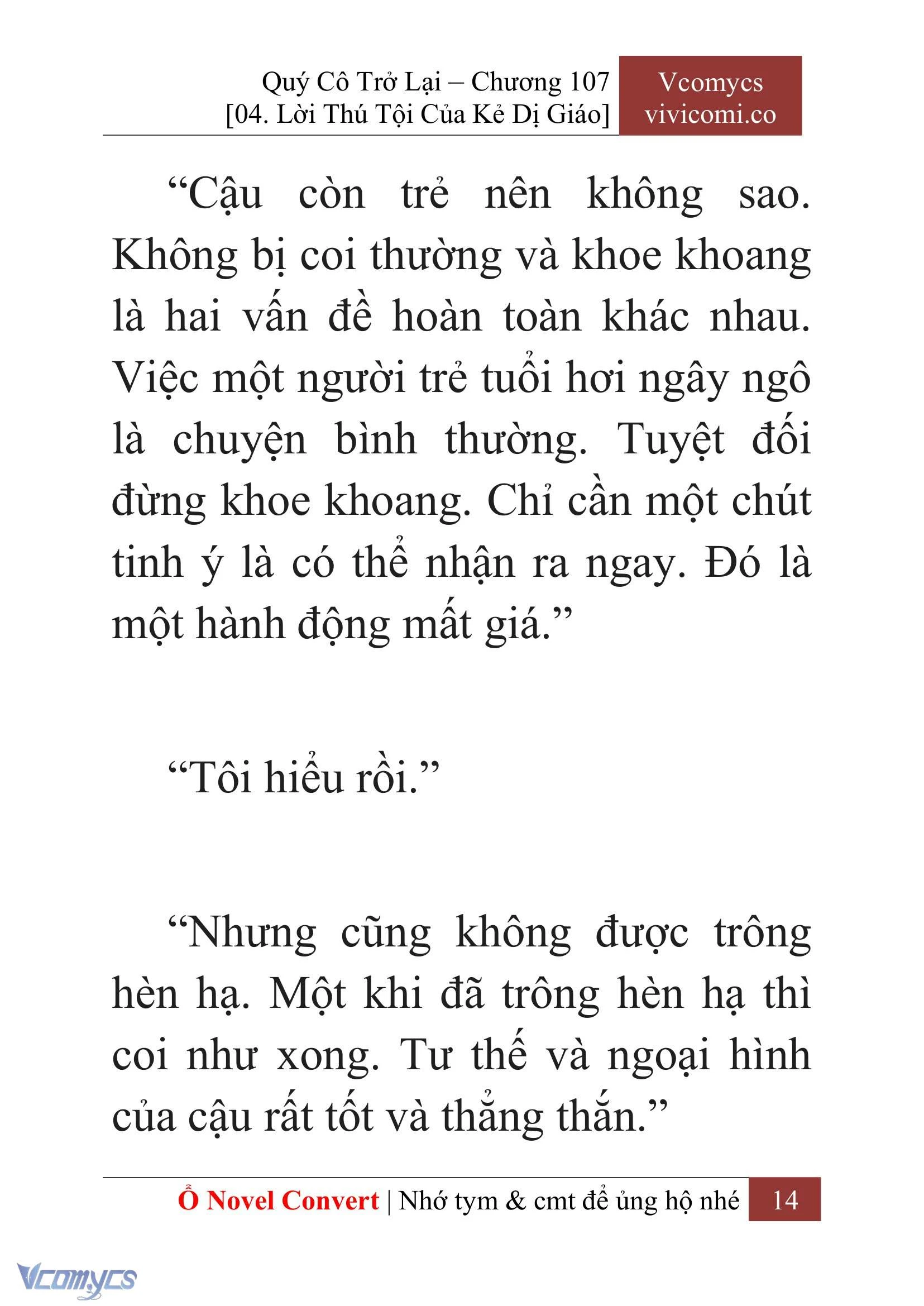 [Novel] Quý Cô Trở Lại Chapter  107 - 16