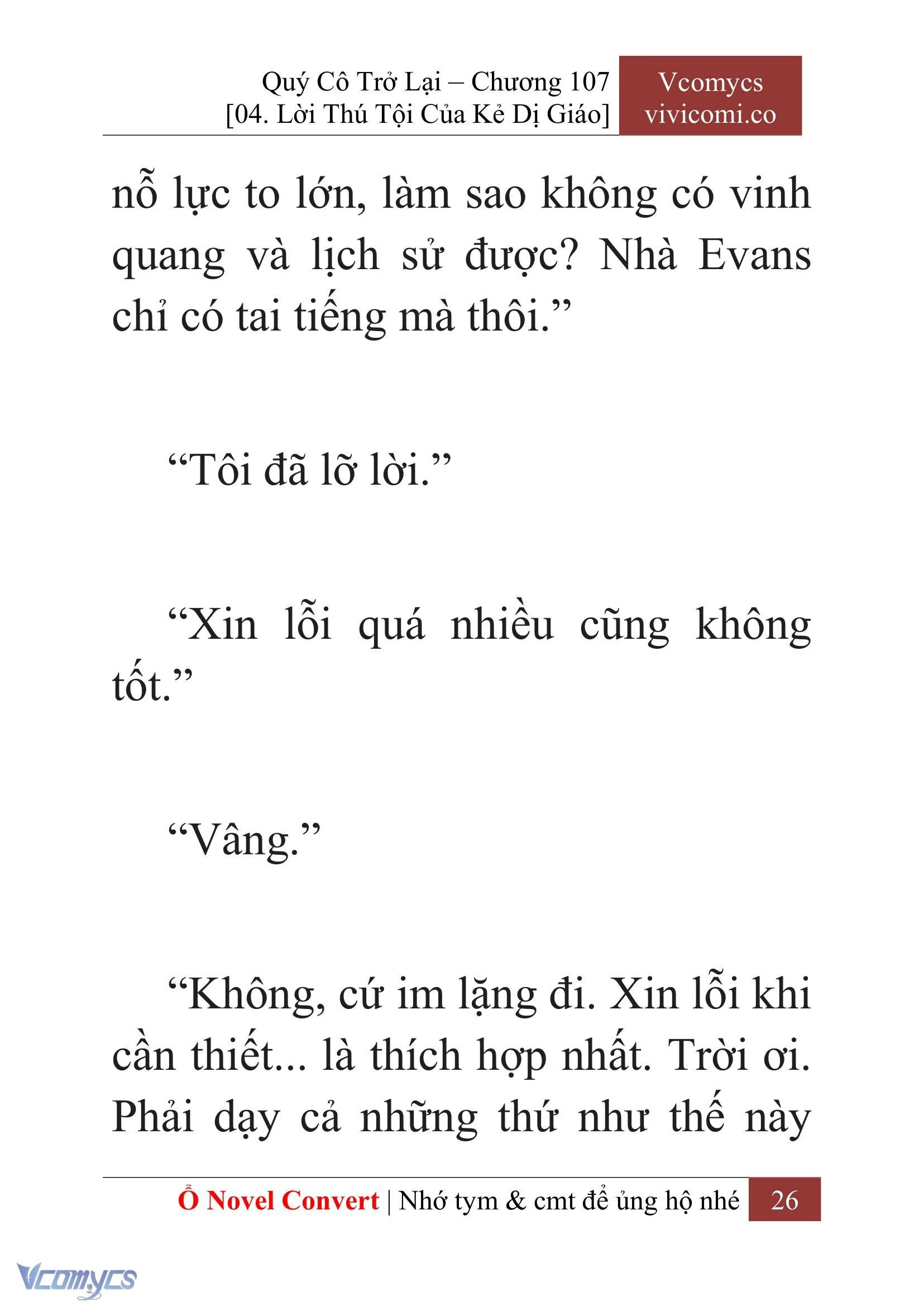 [Novel] Quý Cô Trở Lại Chapter  107 - 28