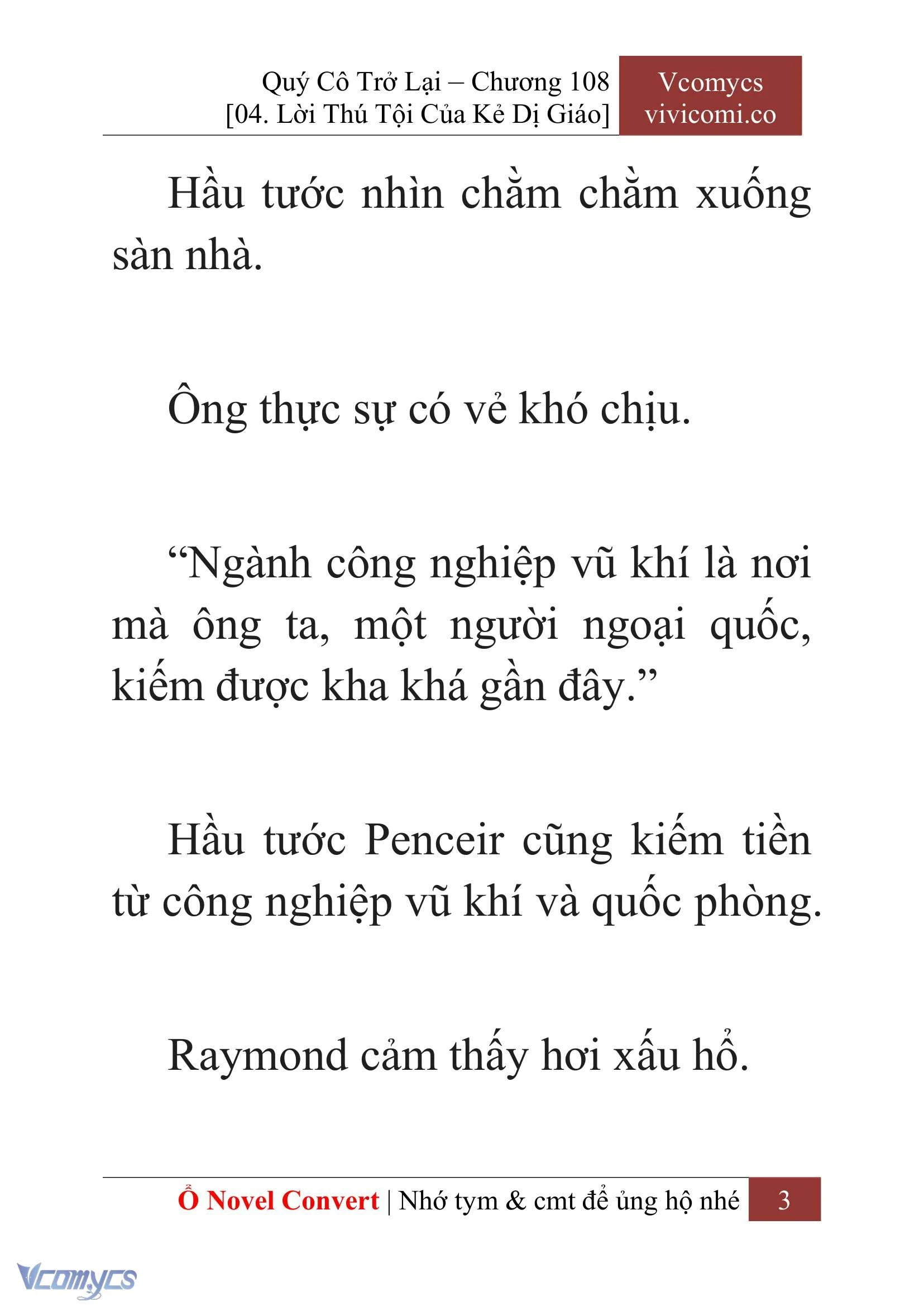 [Novel] Quý Cô Trở Lại Chapter  108 - 5