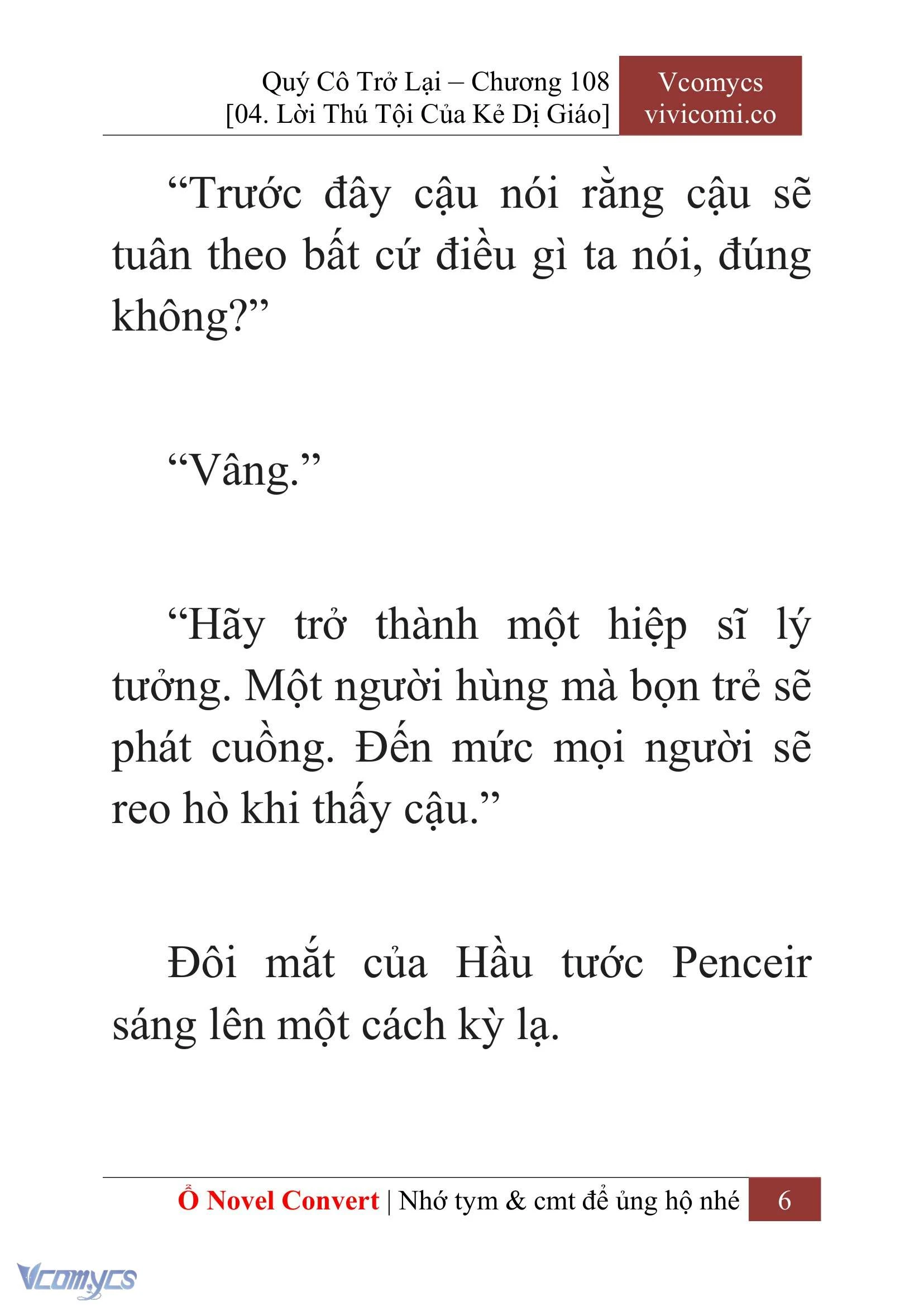 [Novel] Quý Cô Trở Lại Chapter  108 - 8