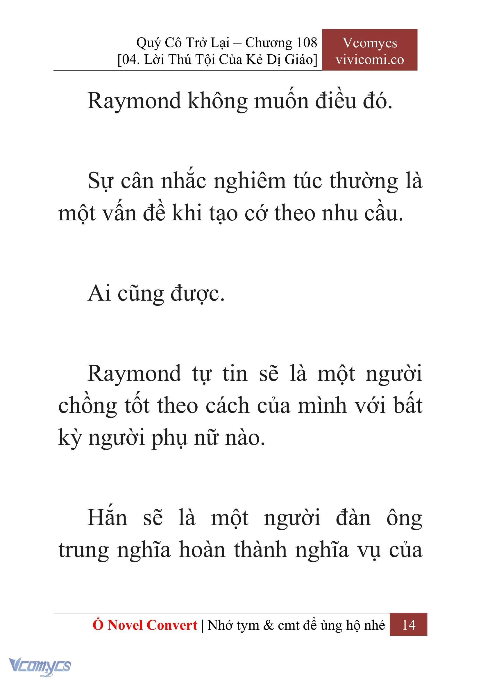 [Novel] Quý Cô Trở Lại Chapter  108 - 16