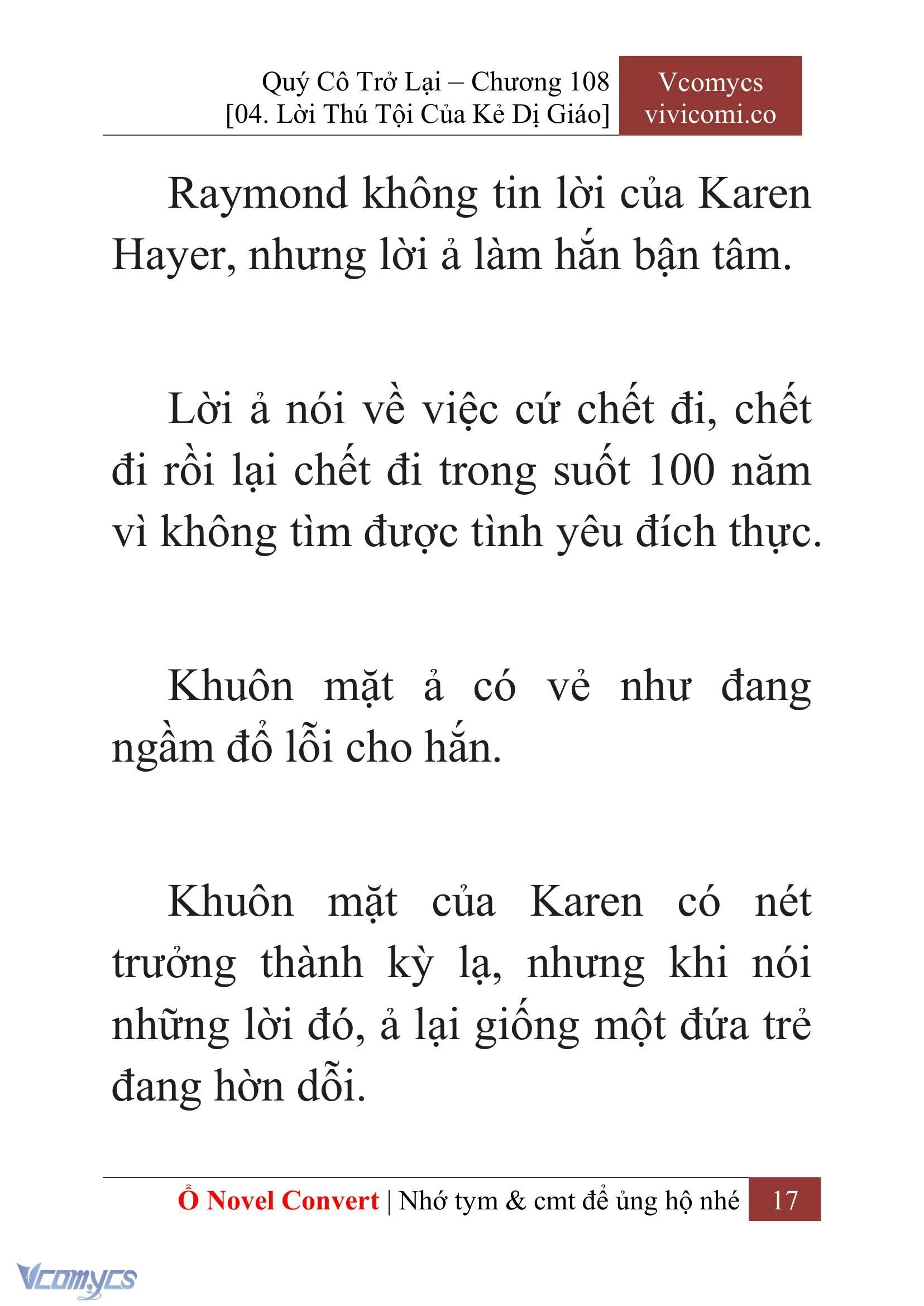 [Novel] Quý Cô Trở Lại Chapter  108 - 19