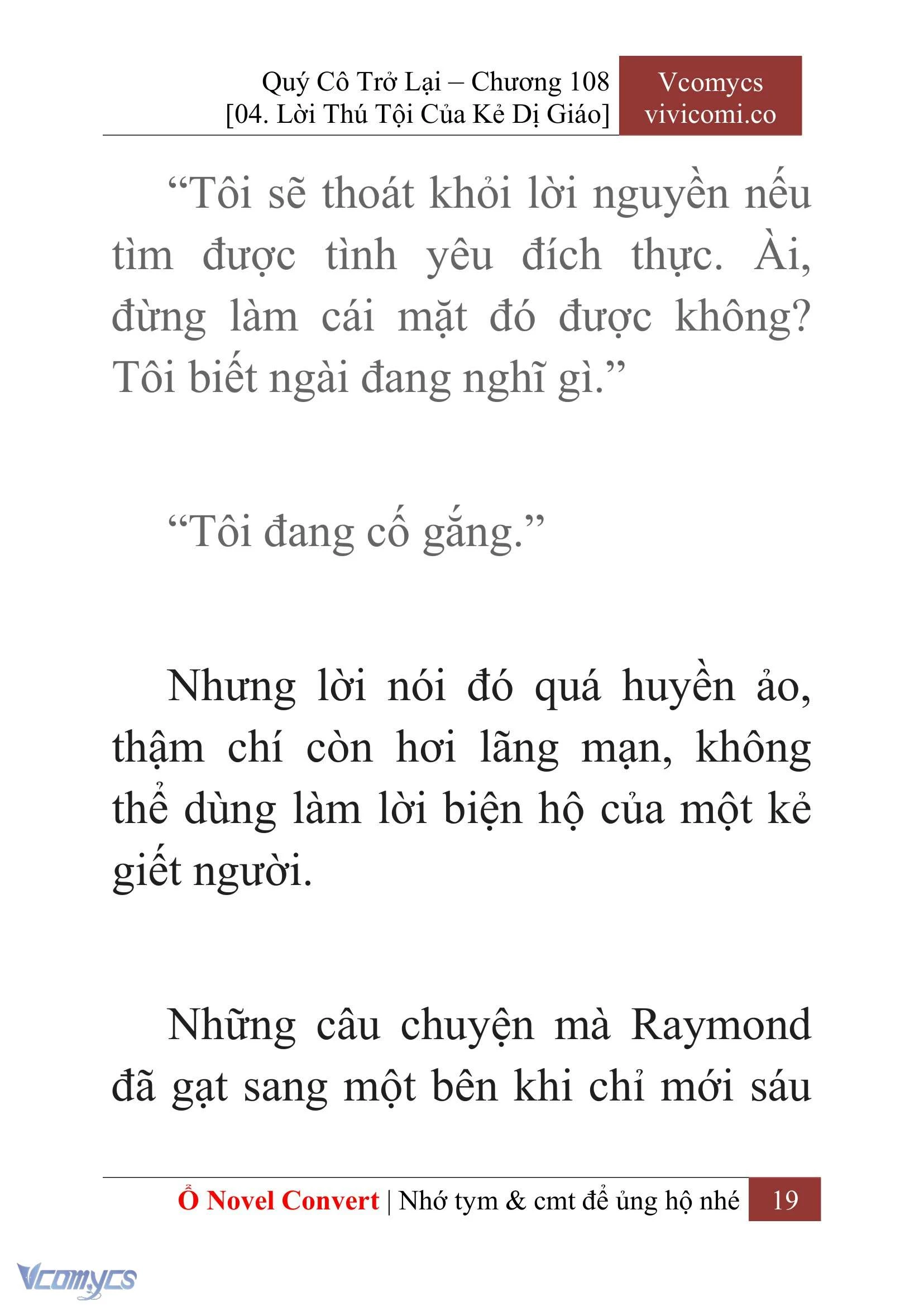 [Novel] Quý Cô Trở Lại Chapter  108 - 21