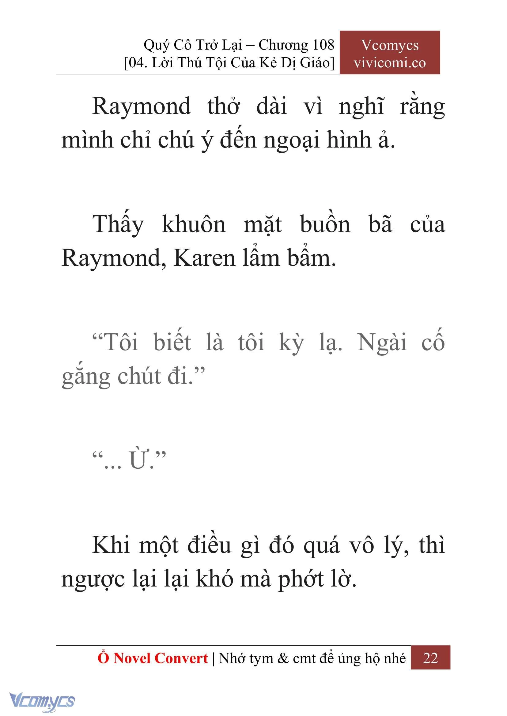[Novel] Quý Cô Trở Lại Chapter  108 - 24