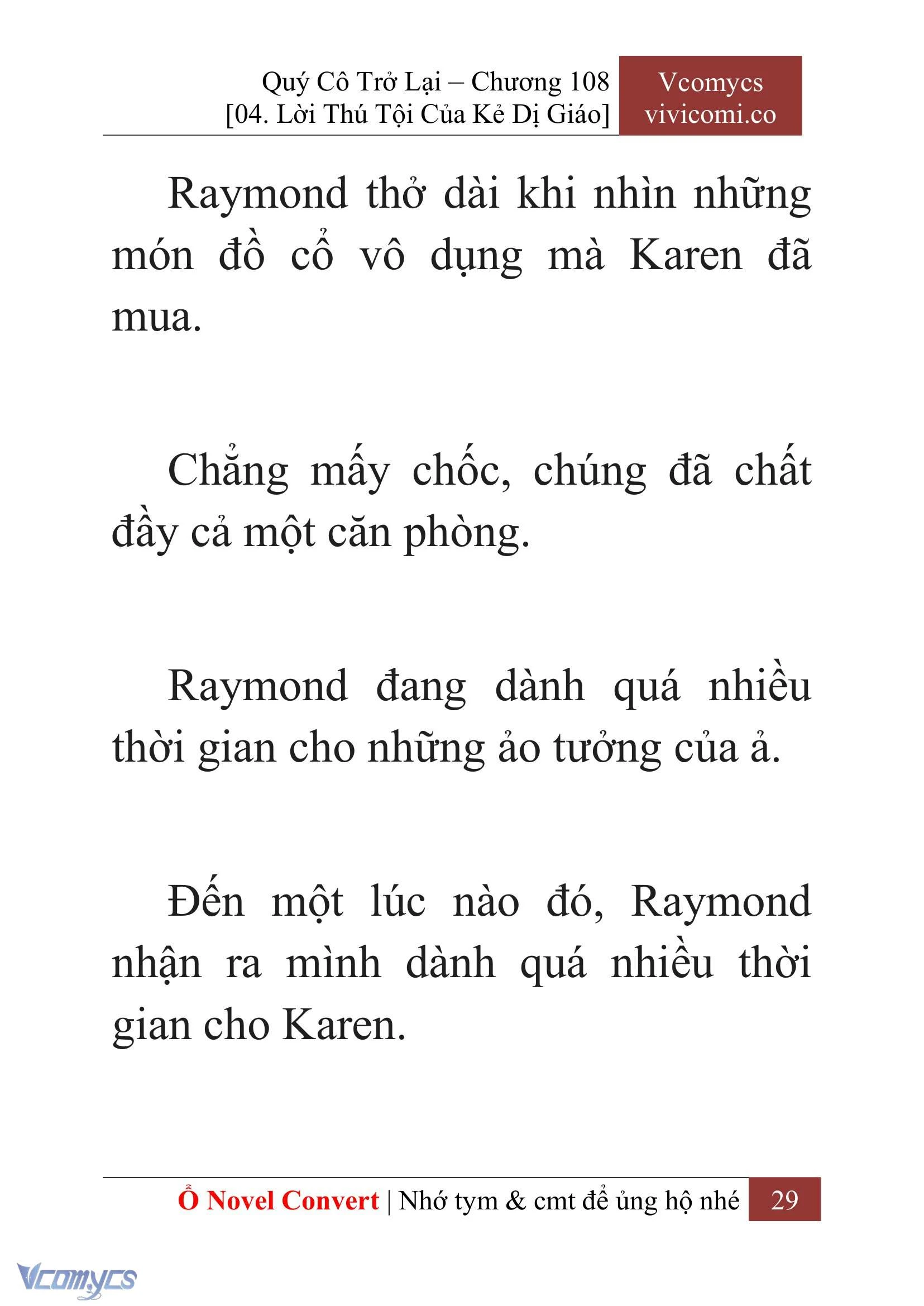 [Novel] Quý Cô Trở Lại Chapter  108 - 31