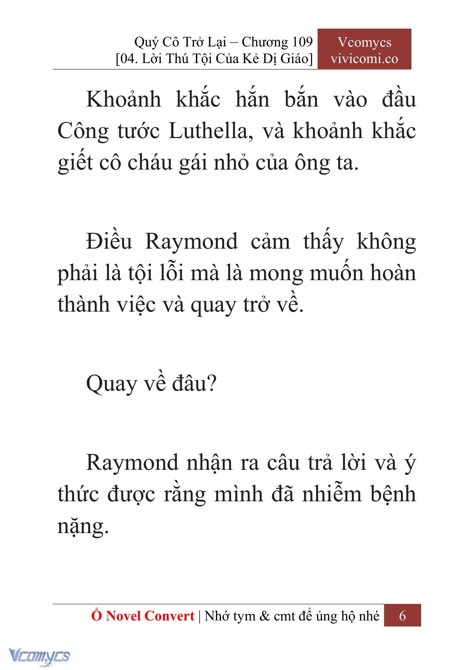 [Novel] Quý Cô Trở Lại Chapter  109 - 8